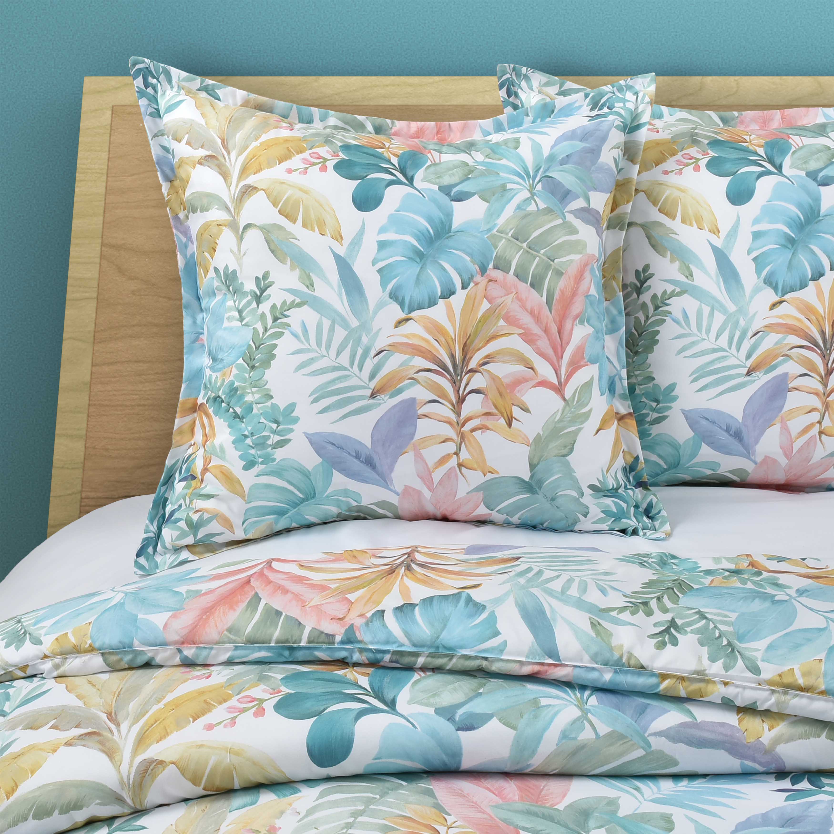 Bahama Aqua Euro Sham Euro Sham By J. Queen New York