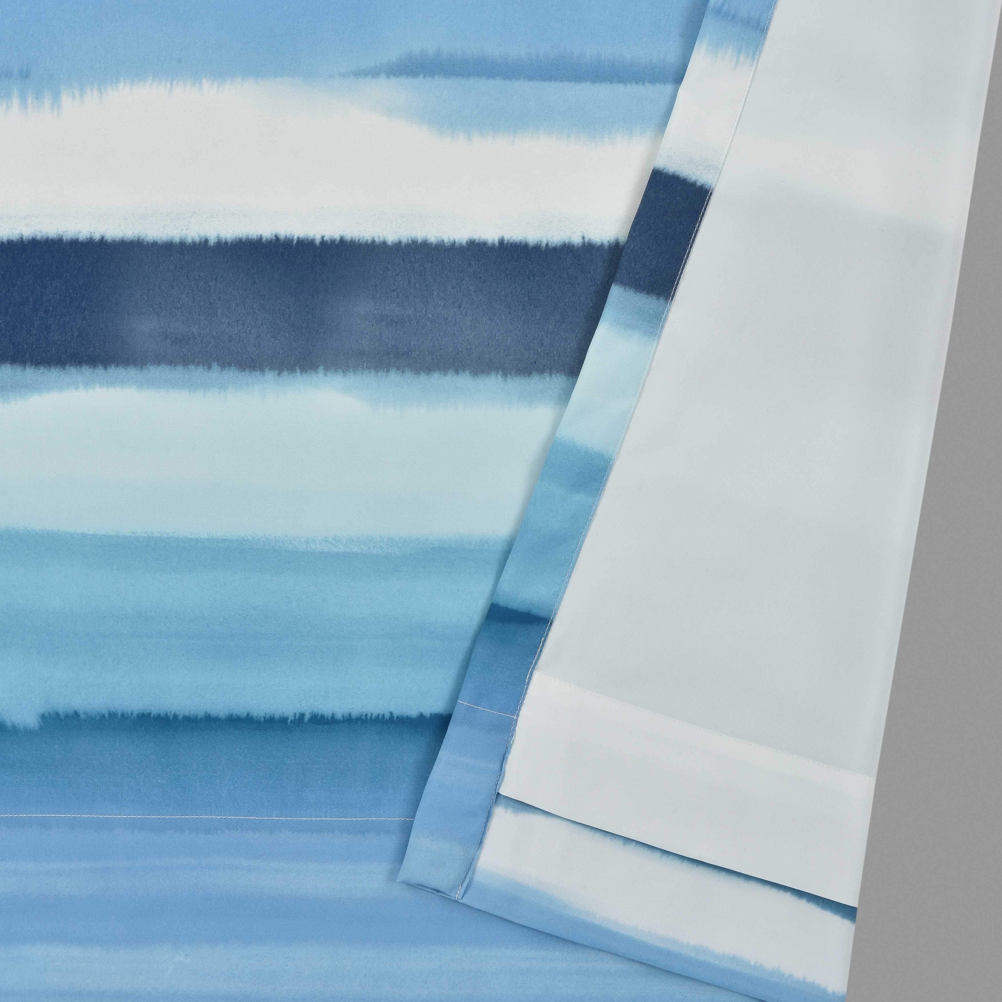 Balboa Blue Gromet Window Panel Pair Window Panels By J. Queen New York