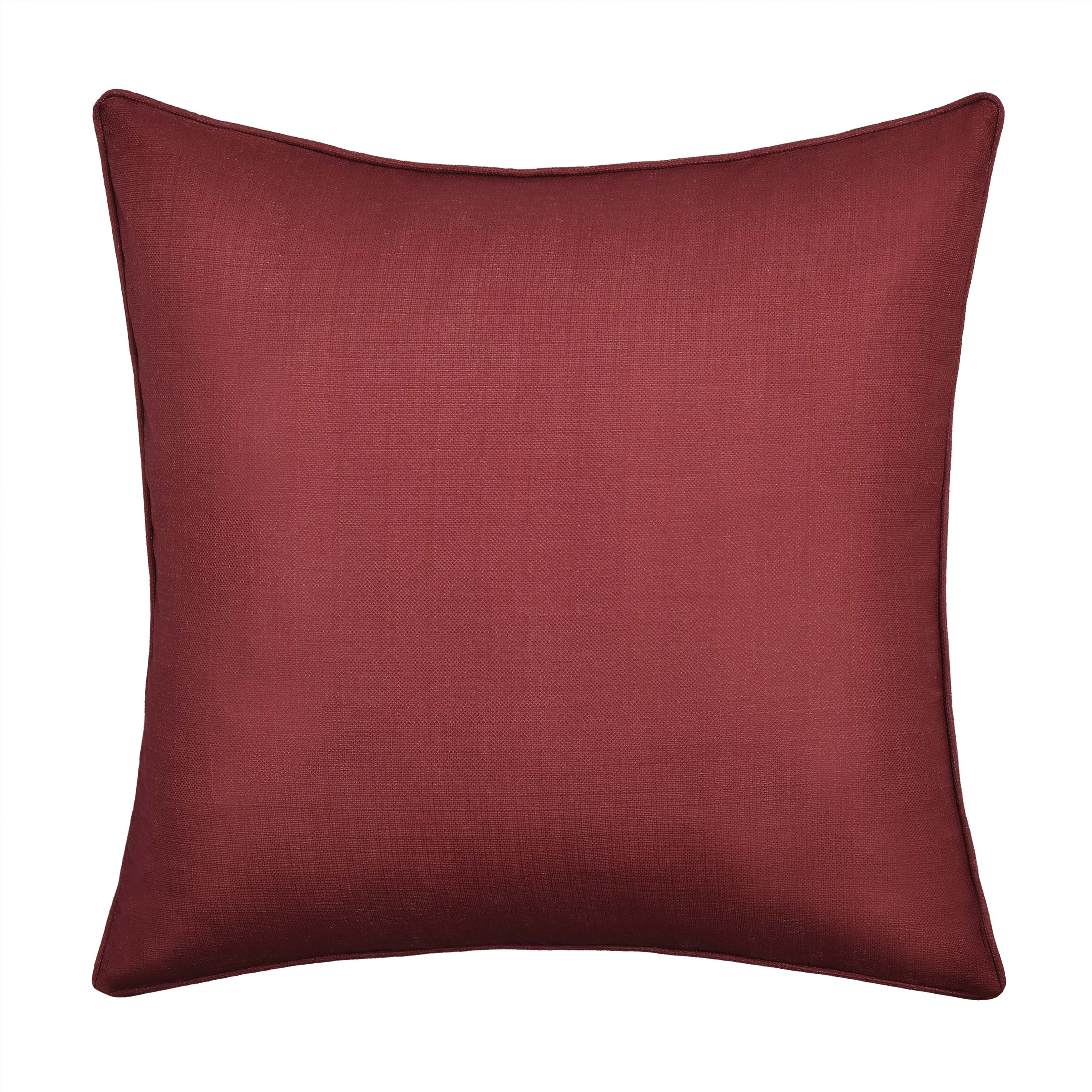 Bari Red Euro Sham Euro Sham By J. Queen New York