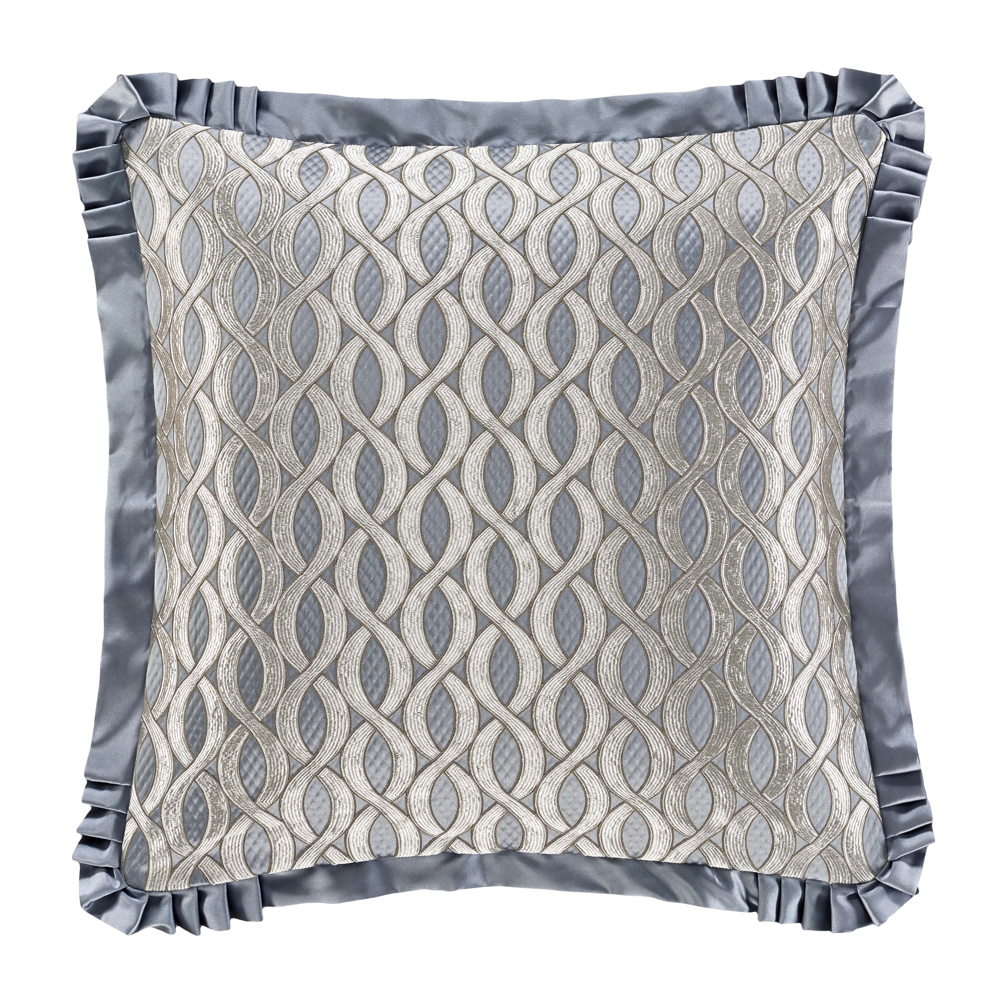 Barocco Sterling Euro Sham Euro Sham By J. Queen New York