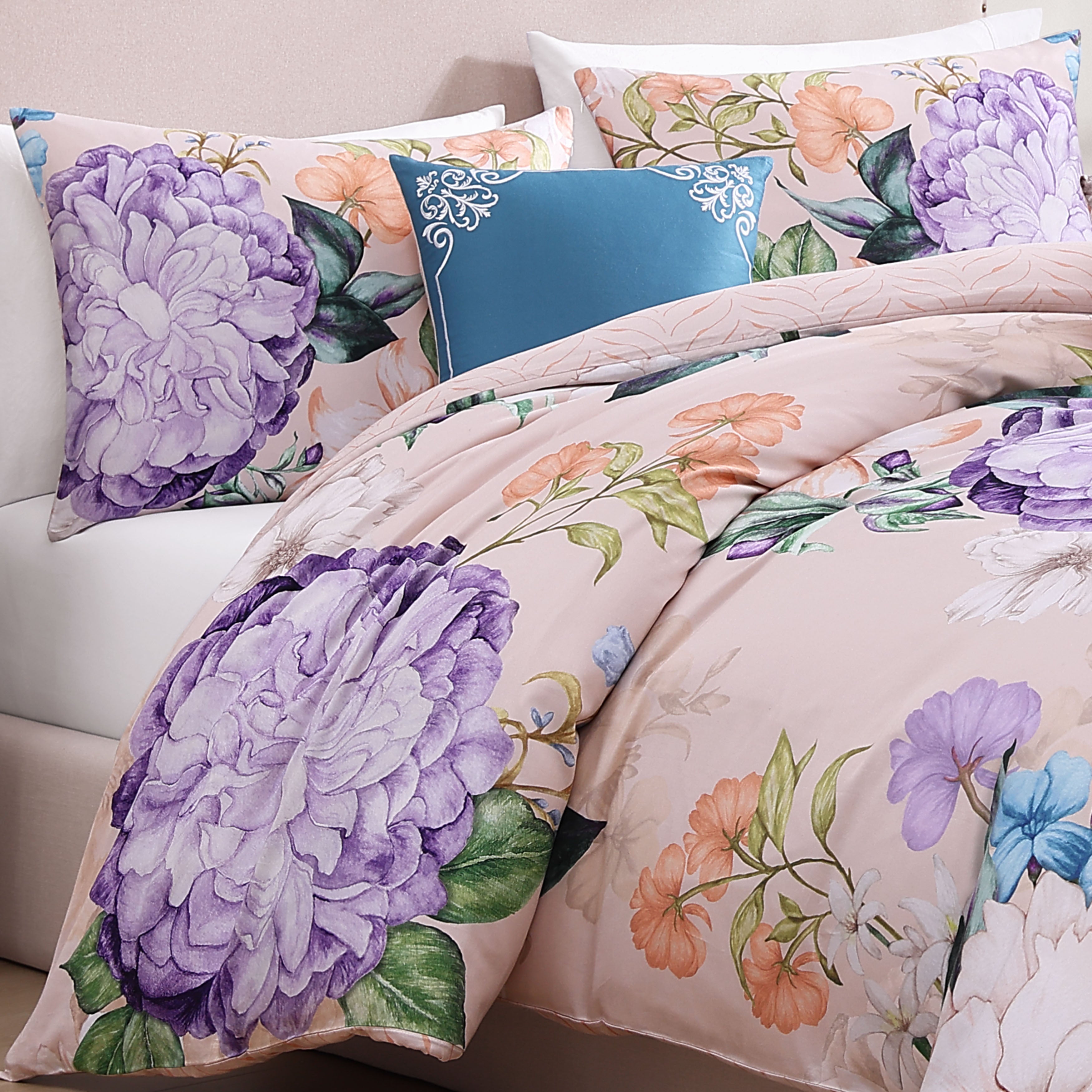 Bebejan Bright Bouquet 5 Piece Reversible Comforter Set Comforter Sets By Bebejan®