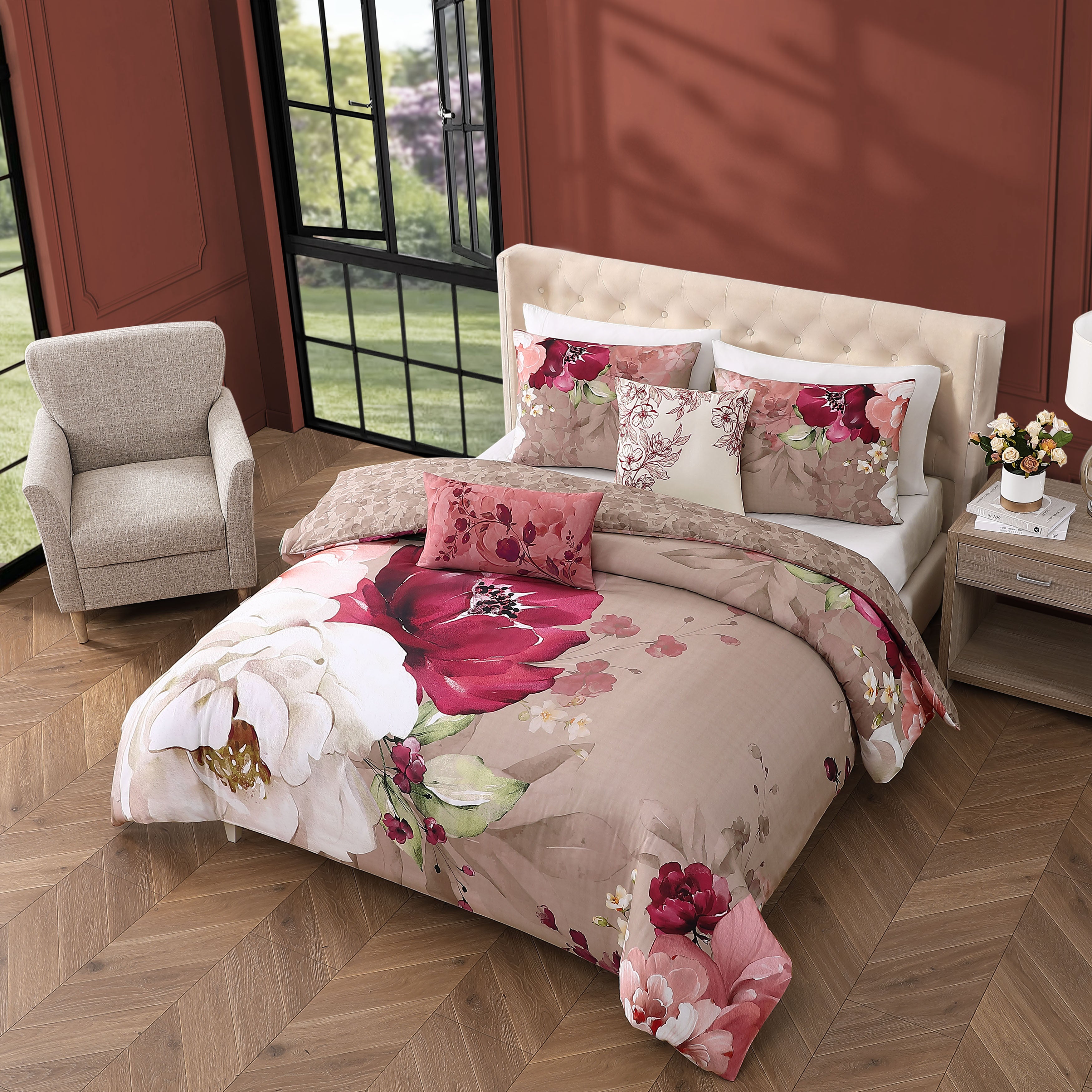 Bebejan Florence 5 Piece Reversible Comforter Set Comforter Sets By Bebejan®