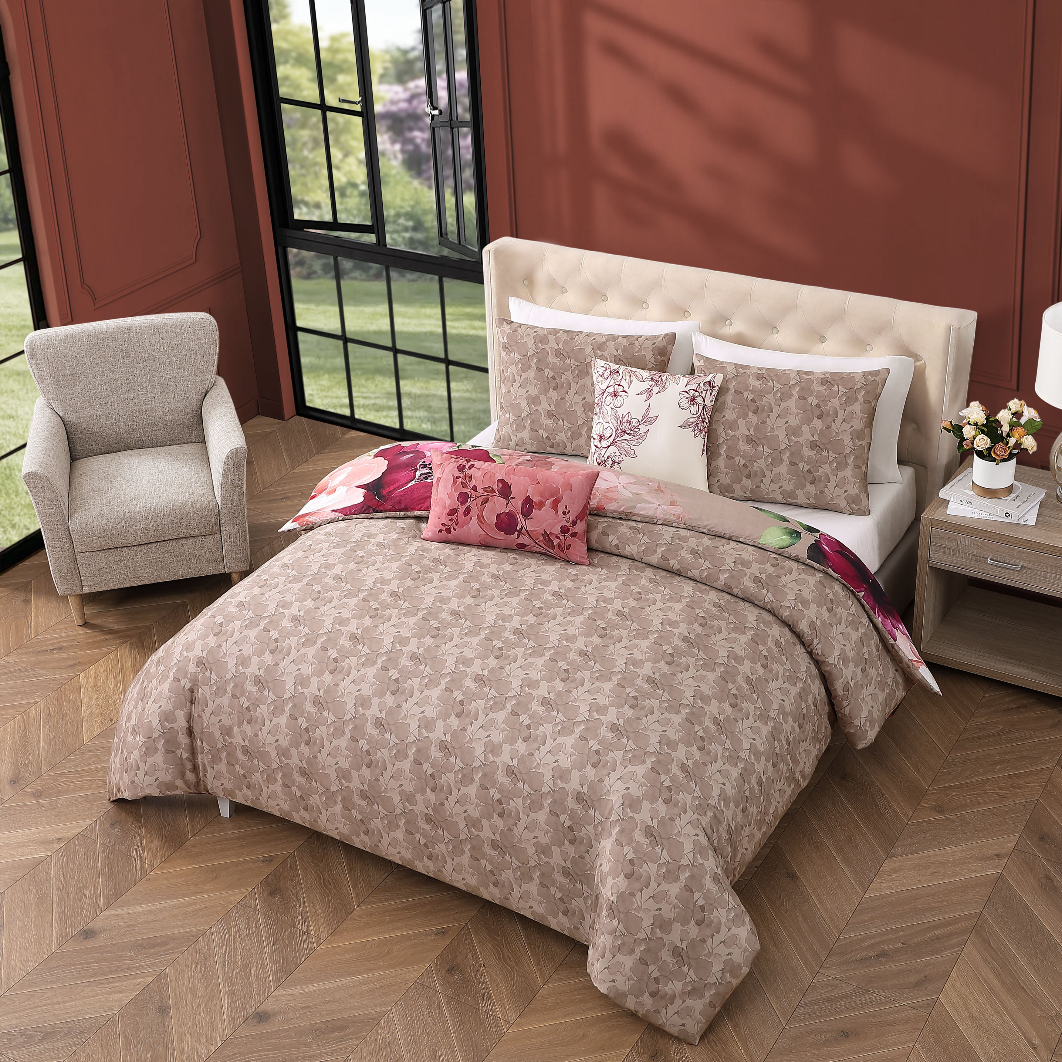 Bebejan Florence 5 Piece Reversible Comforter Set Comforter Sets By Bebejan®
