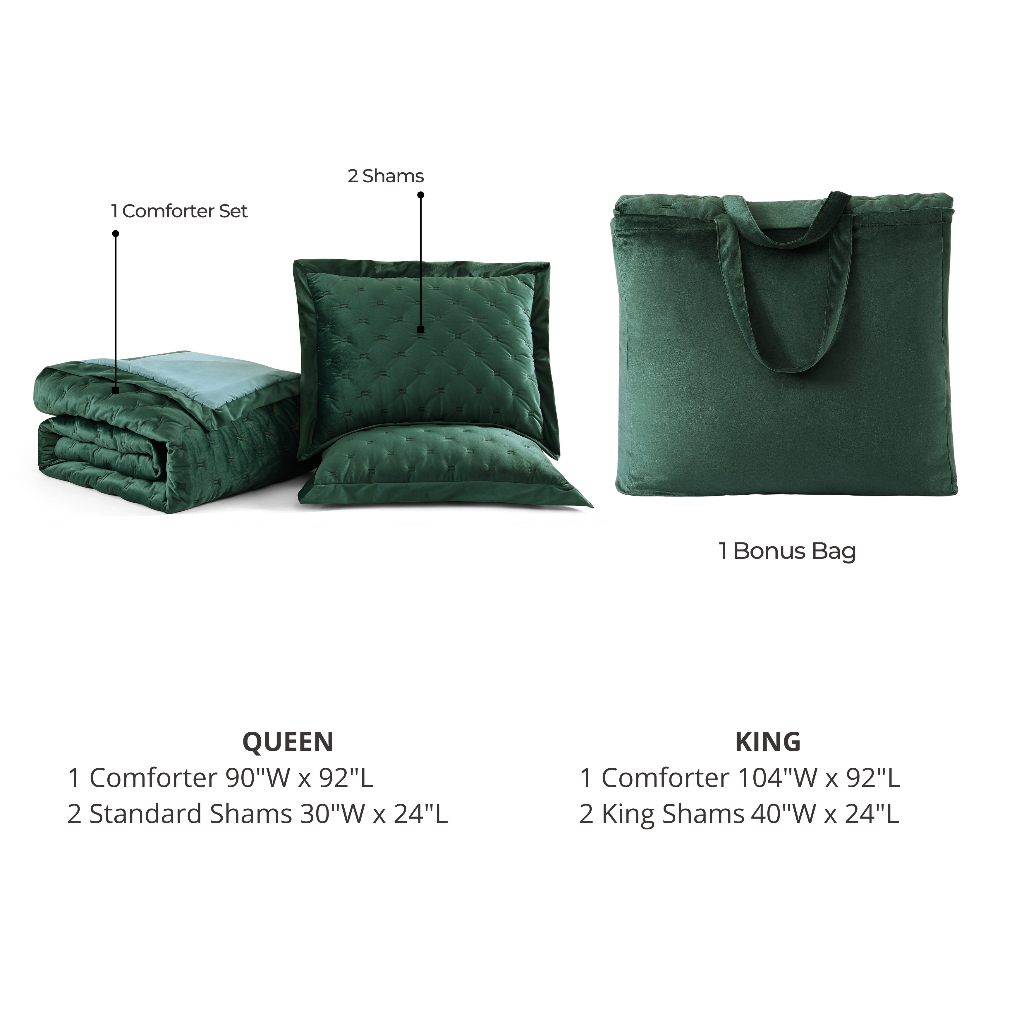 Bebejan 3 Piece Velvet Comforter Set Comforter Sets By Bebejan®