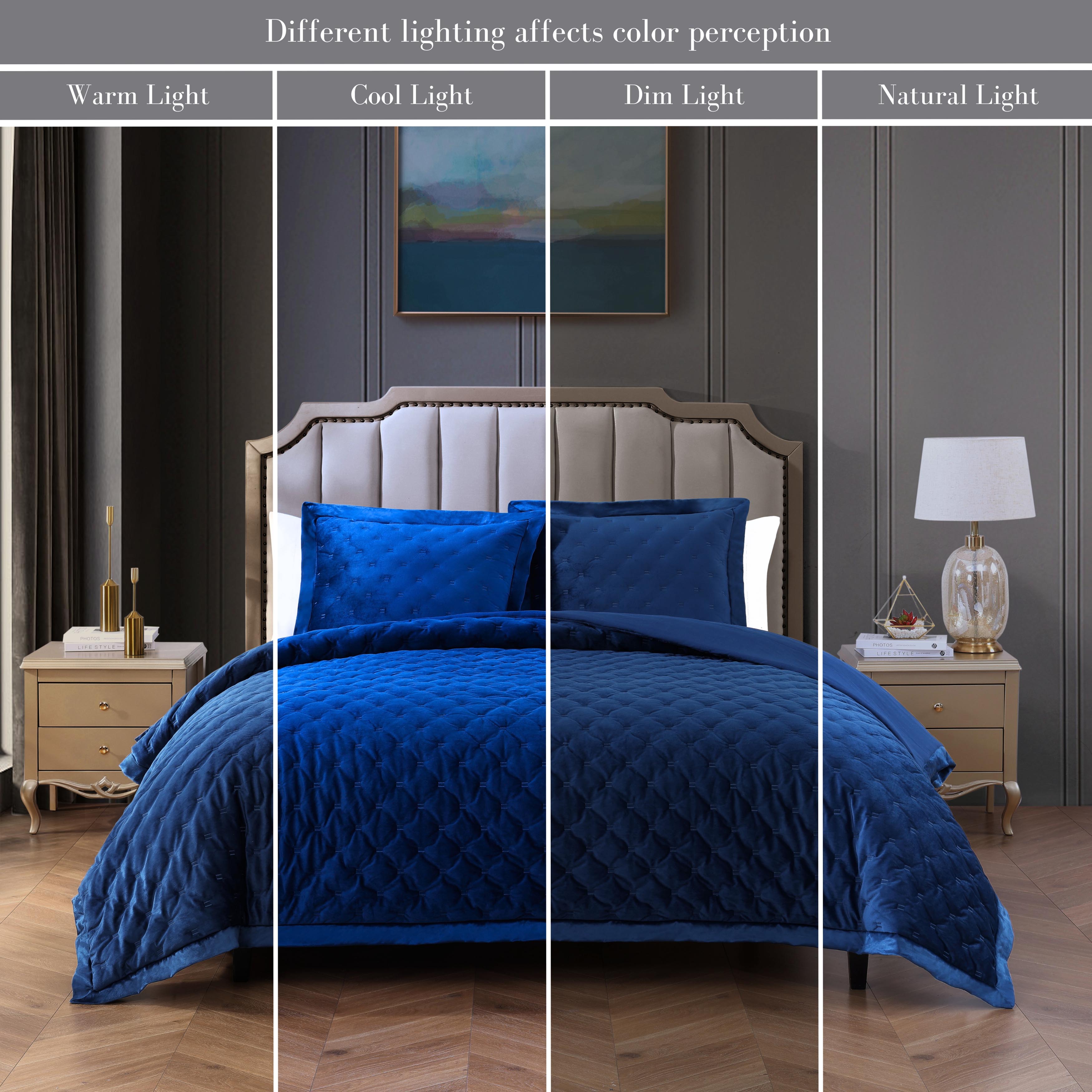 Bebejan 3 Piece Velvet Comforter Set Comforter Sets By Bebejan®