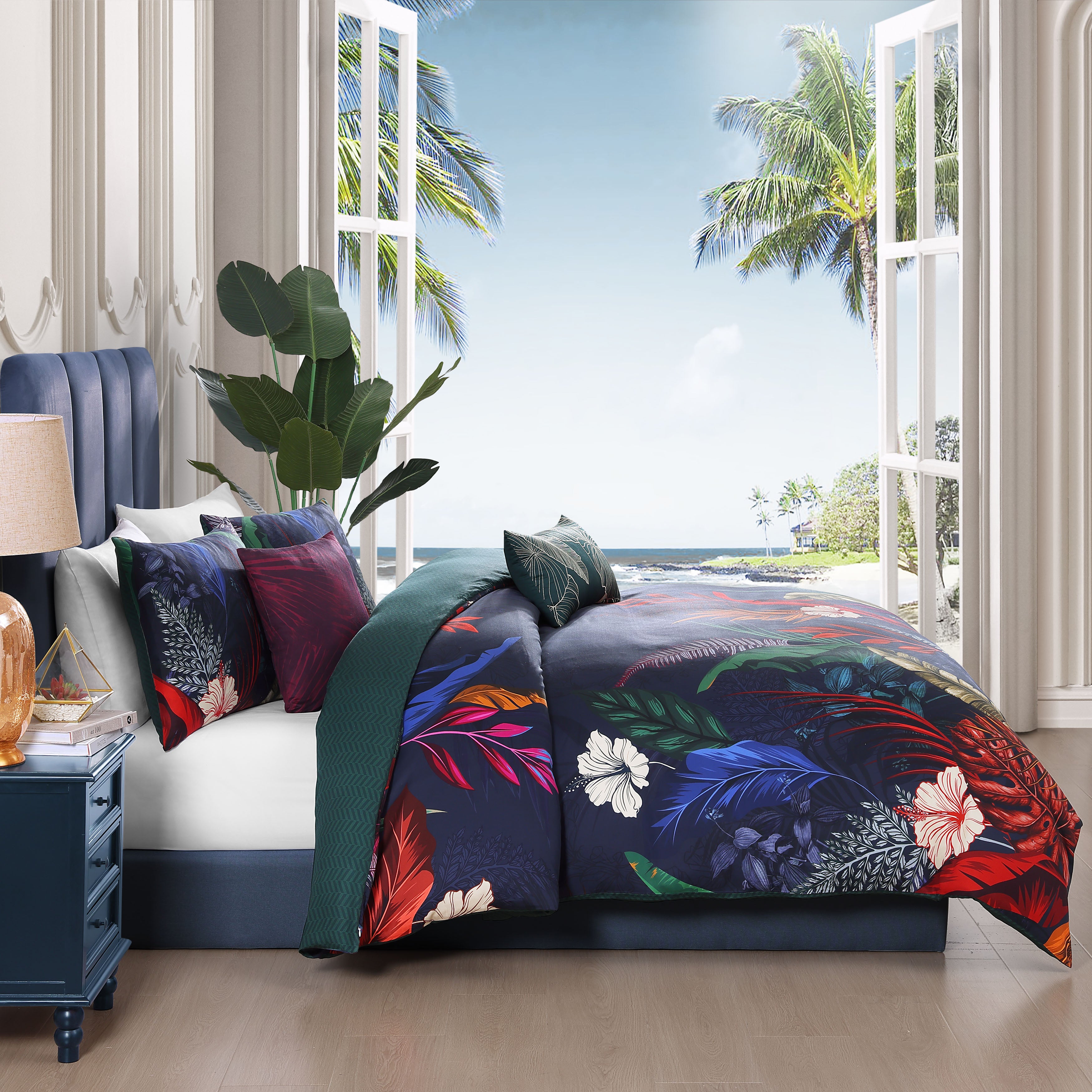Bebejan Paradise 5 Piece Reversible Comforter Set Comforter Sets By Bebejan®