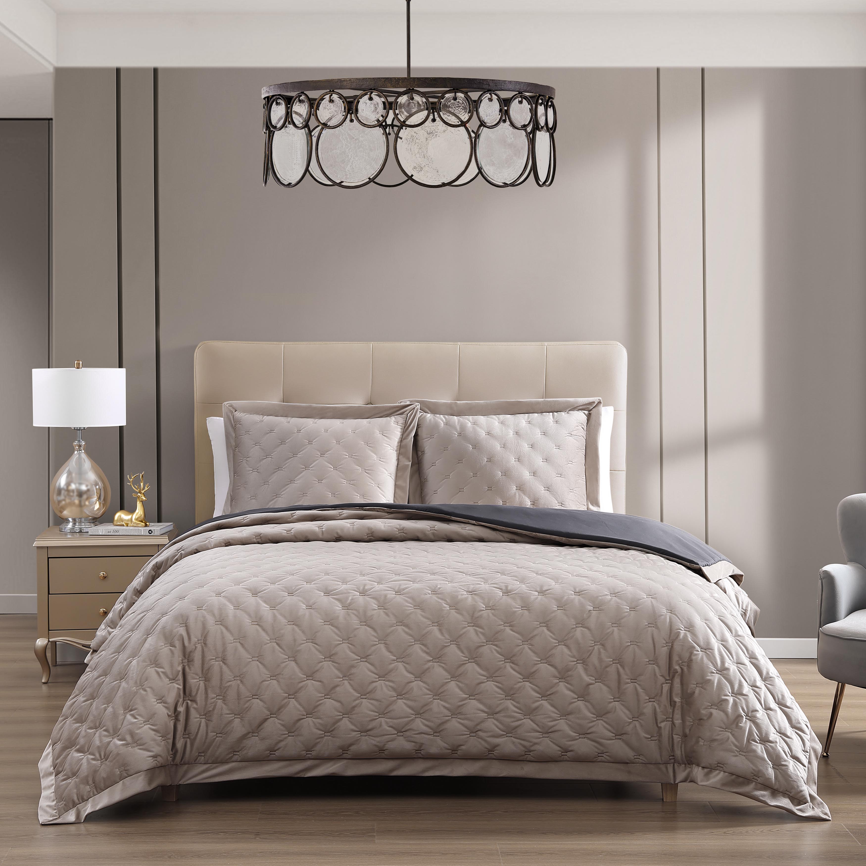 Bebejan 3 Piece Velvet Comforter Set Comforter Sets By Bebejan®
