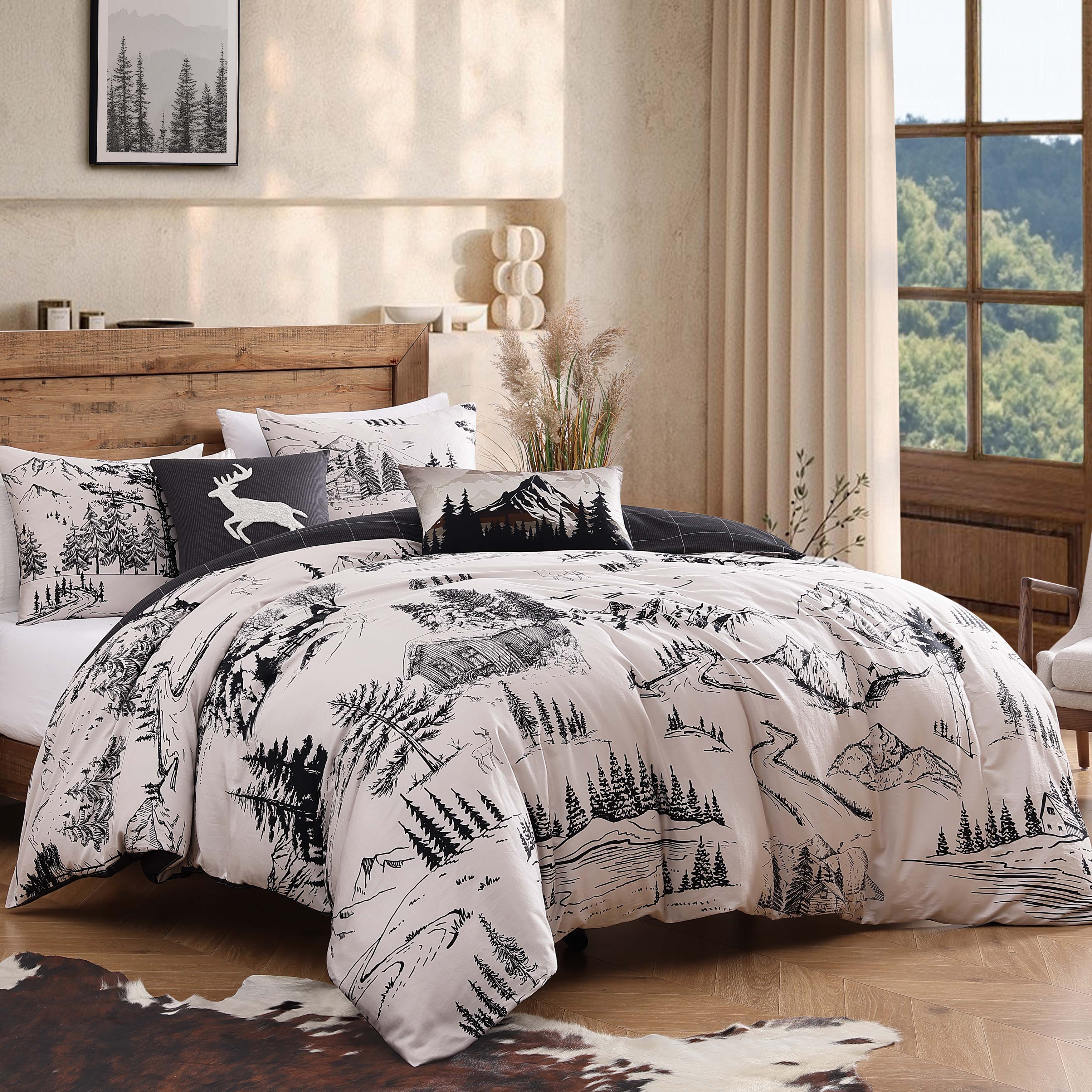 Bebejan Rocky Mountains 5 Piece Reversible Comforter Set Comforter Sets By Bebejan®