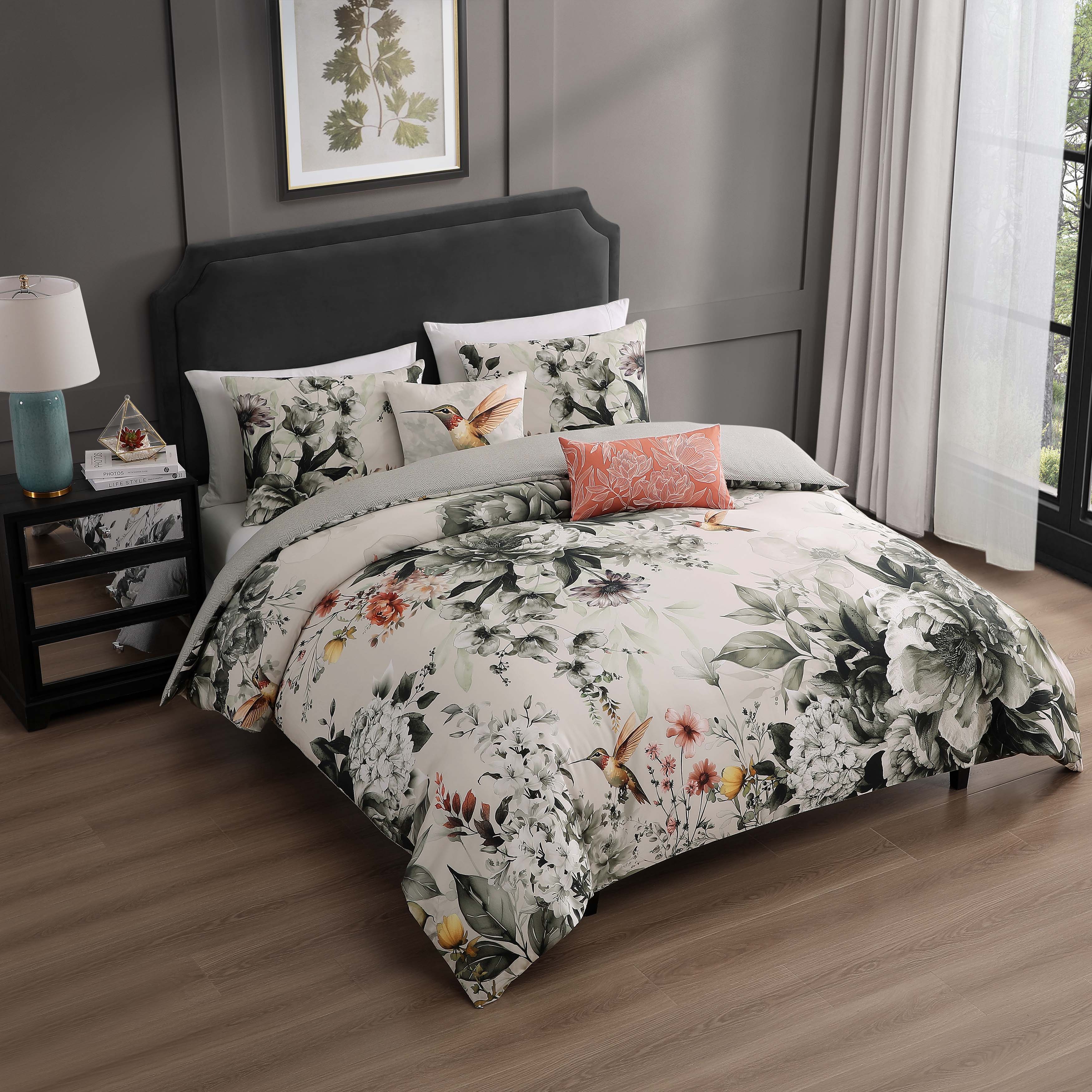 Bebejan Vintage Bloom 5 Piece Reversible Comforter Set Comforter Sets By Bebejan®