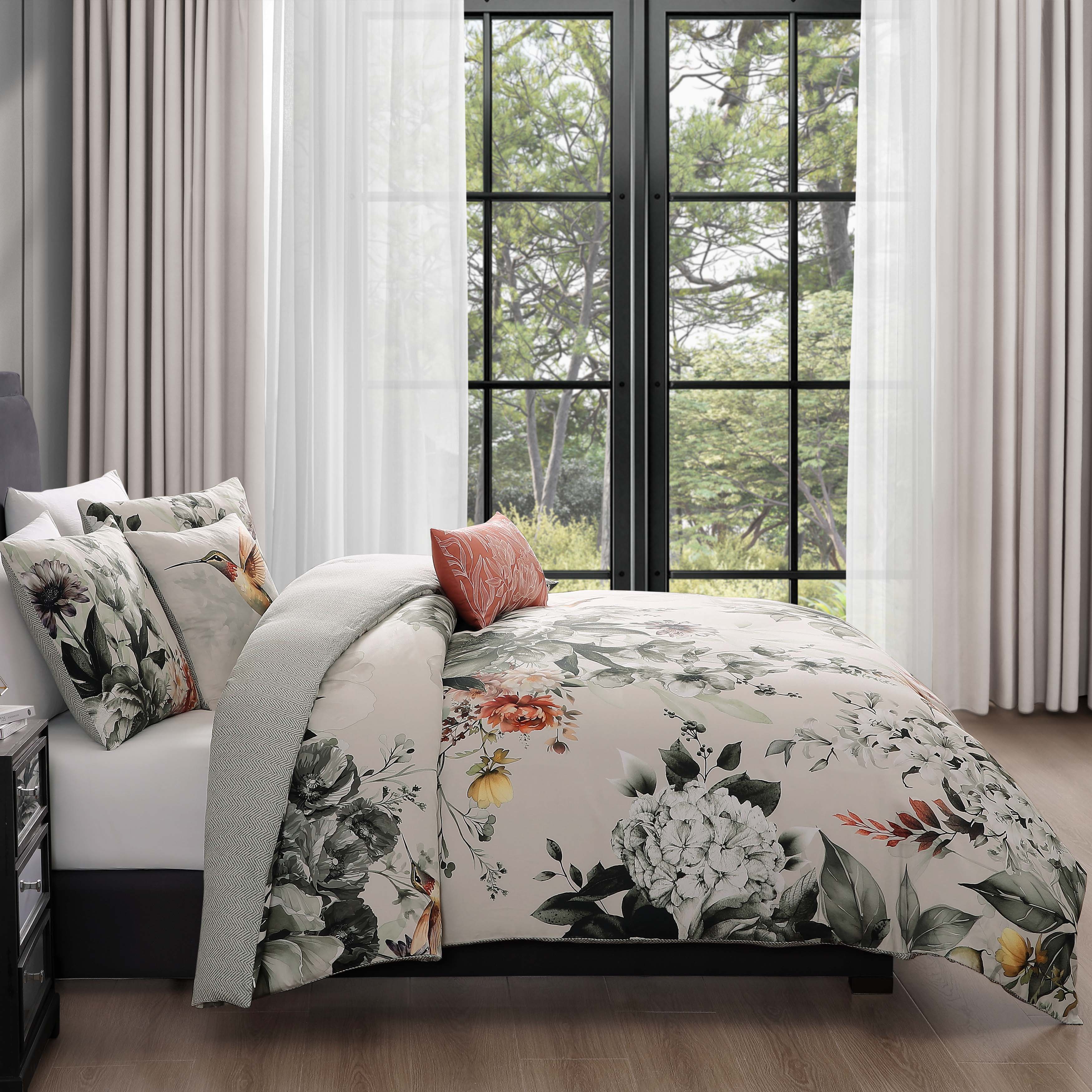 Bebejan Vintage Bloom 5 Piece Reversible Comforter Set Comforter Sets By Bebejan®