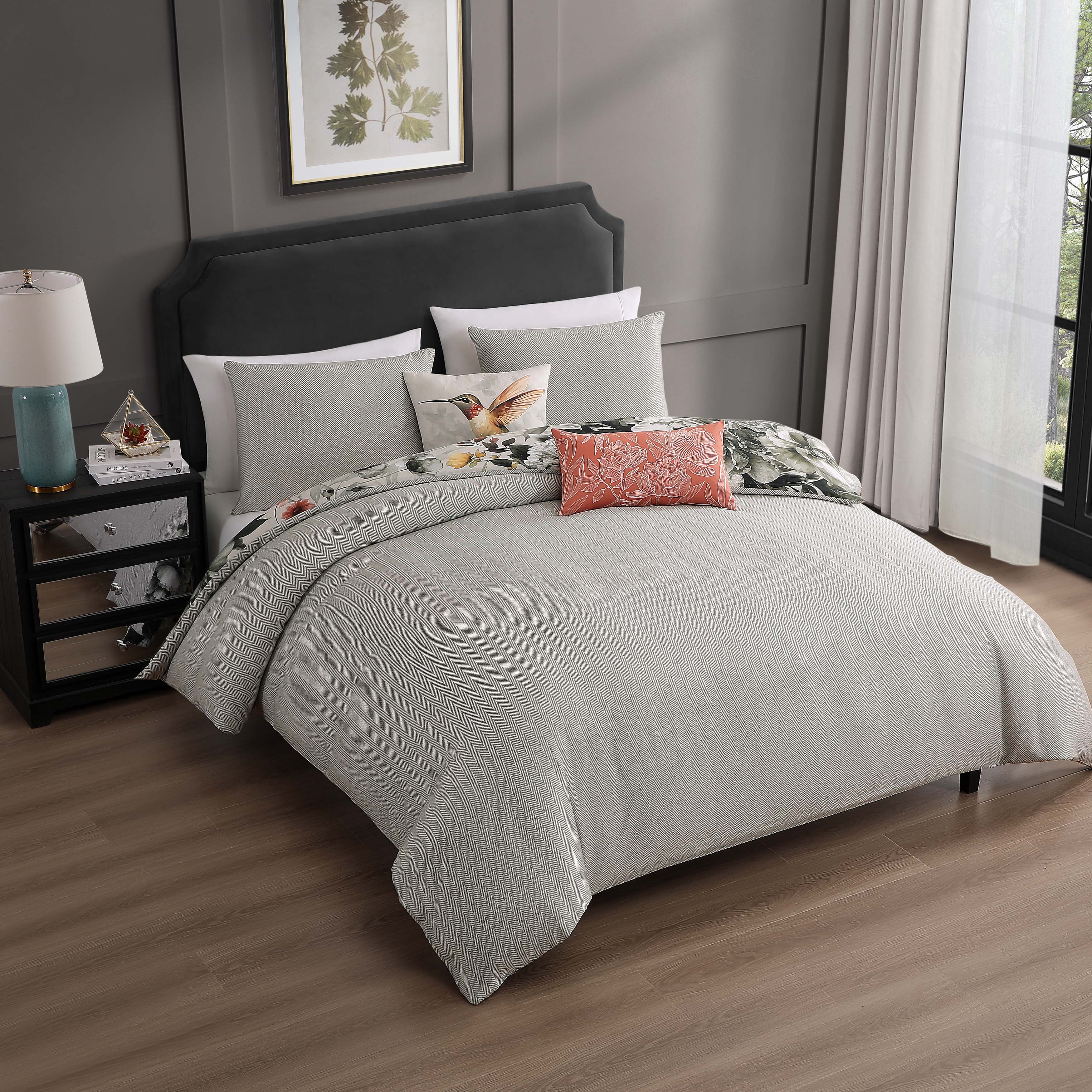 Bebejan Vintage Bloom 5 Piece Reversible Comforter Set Comforter Sets By Bebejan®