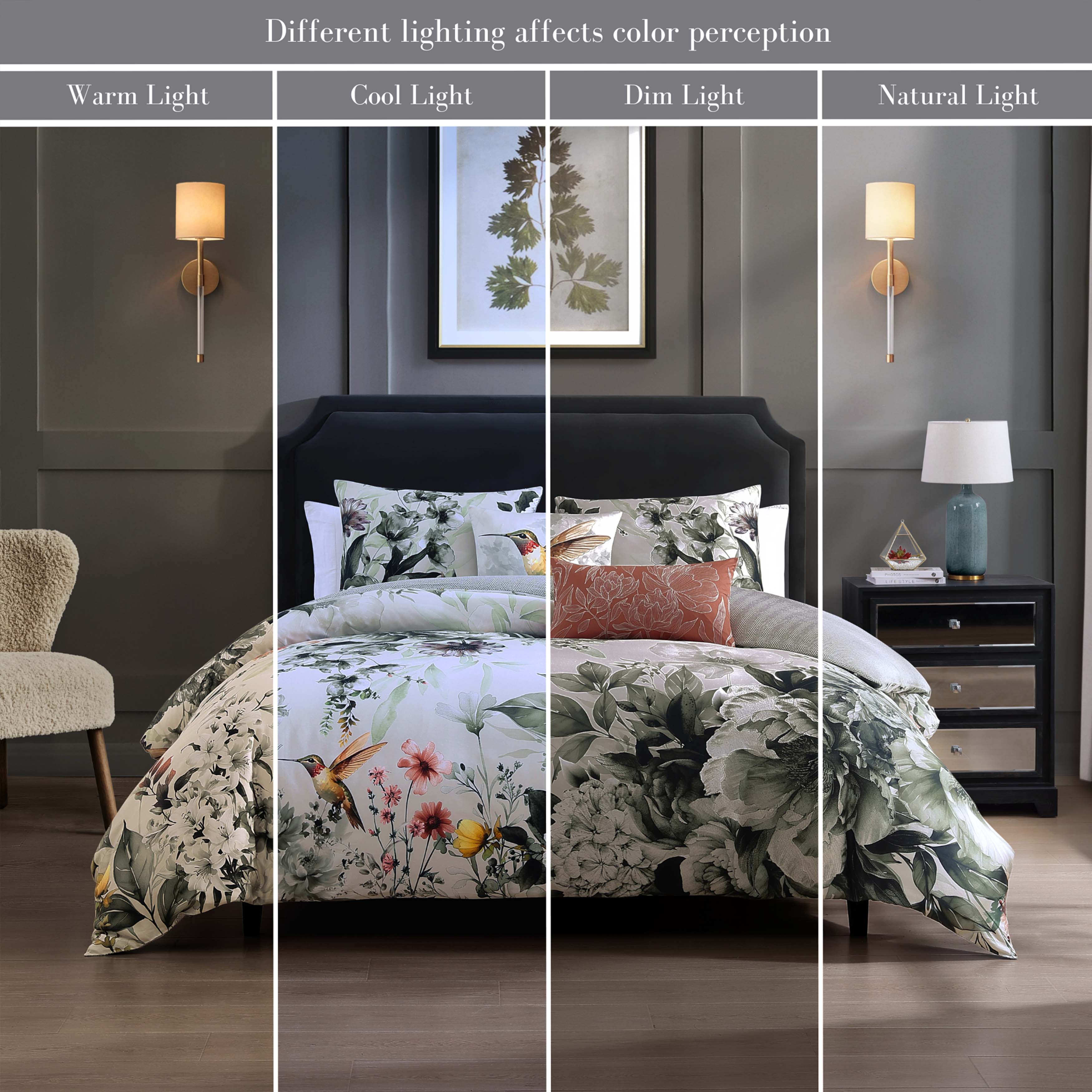 Bebejan Vintage Bloom 5 Piece Reversible Comforter Set Comforter Sets By Bebejan®