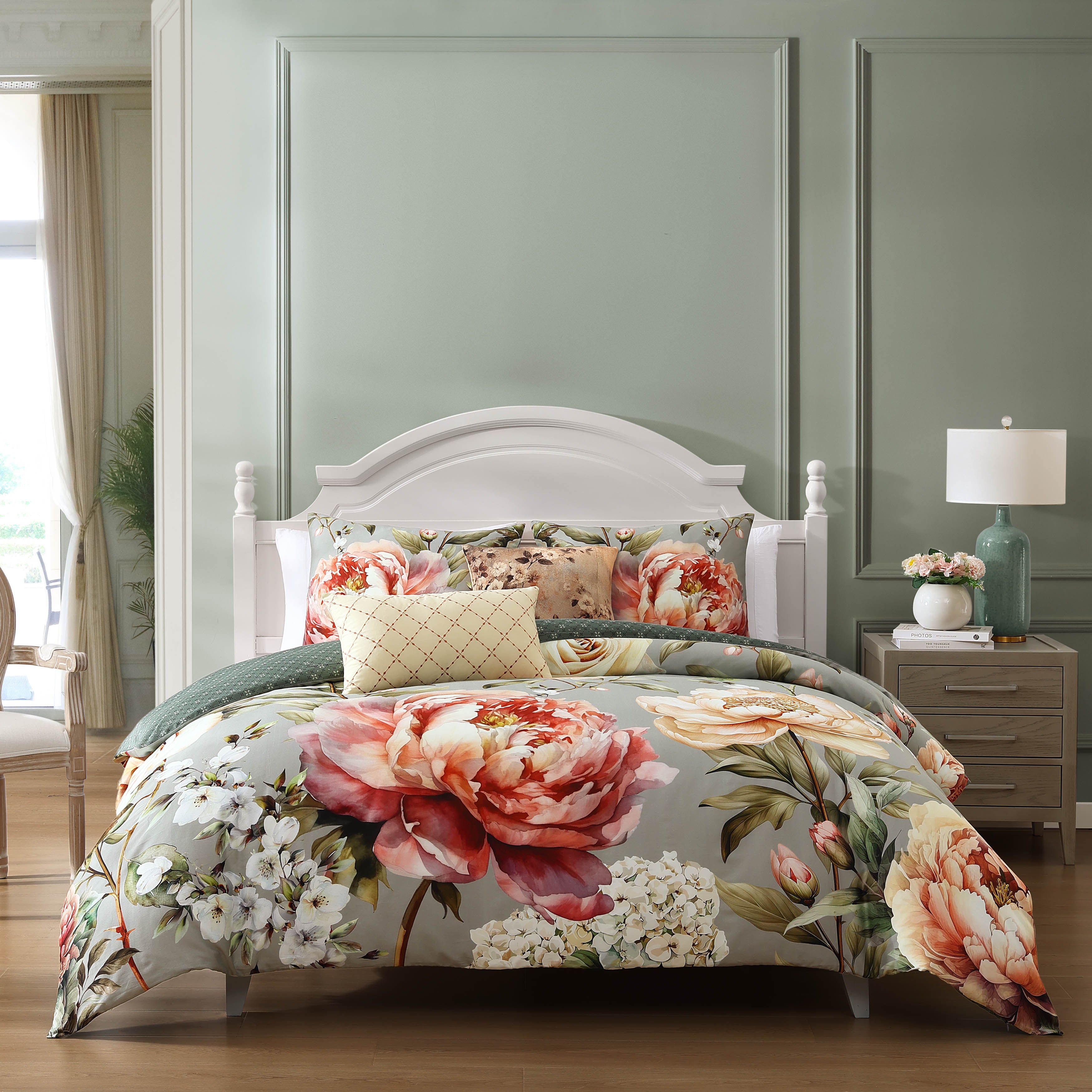 Bebejan Whispering Willows 5 Piece Reversible Comforter Set Comforter Sets By Bebejan®