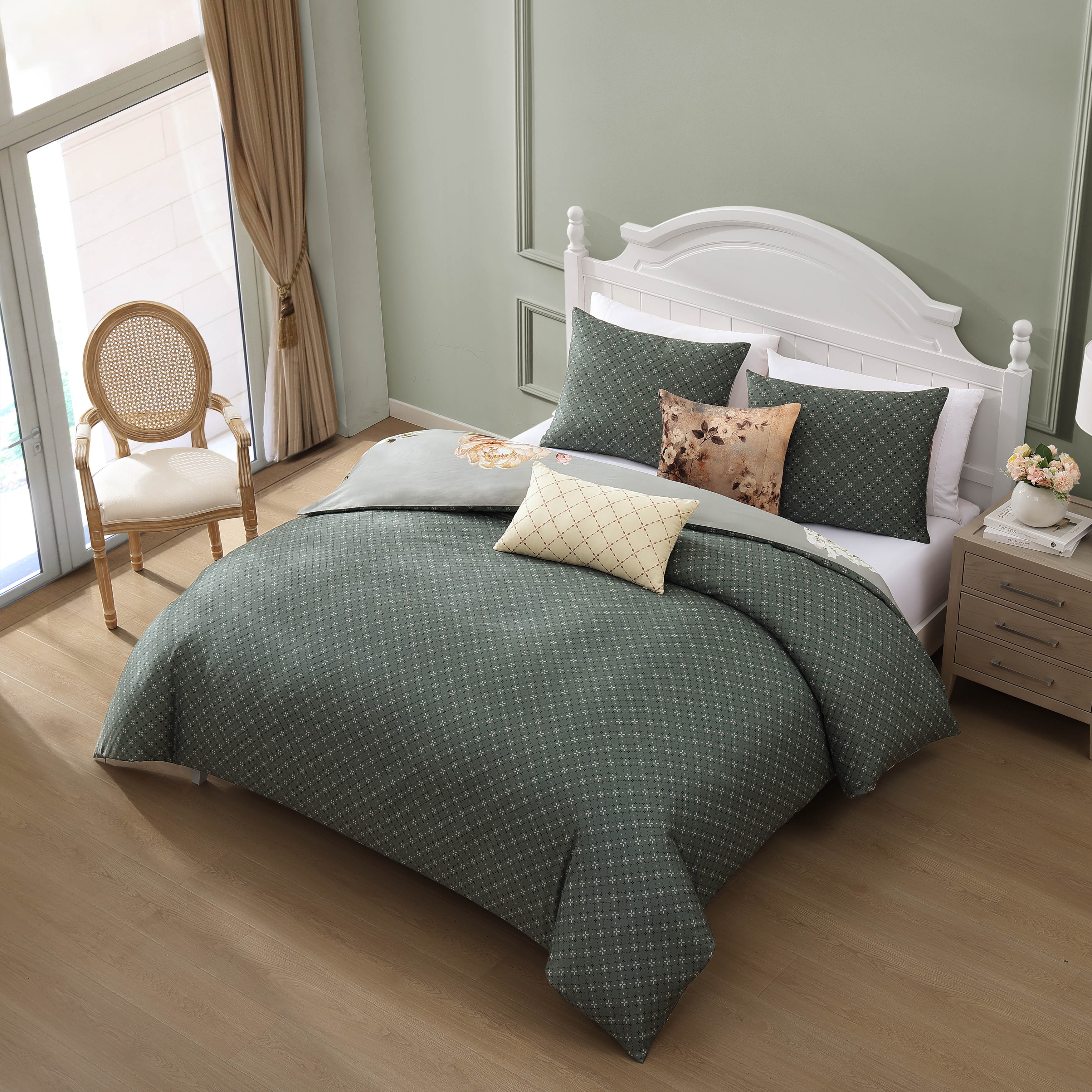 Bebejan Whispering Willows 5 Piece Reversible Comforter Set Comforter Sets By Bebejan®