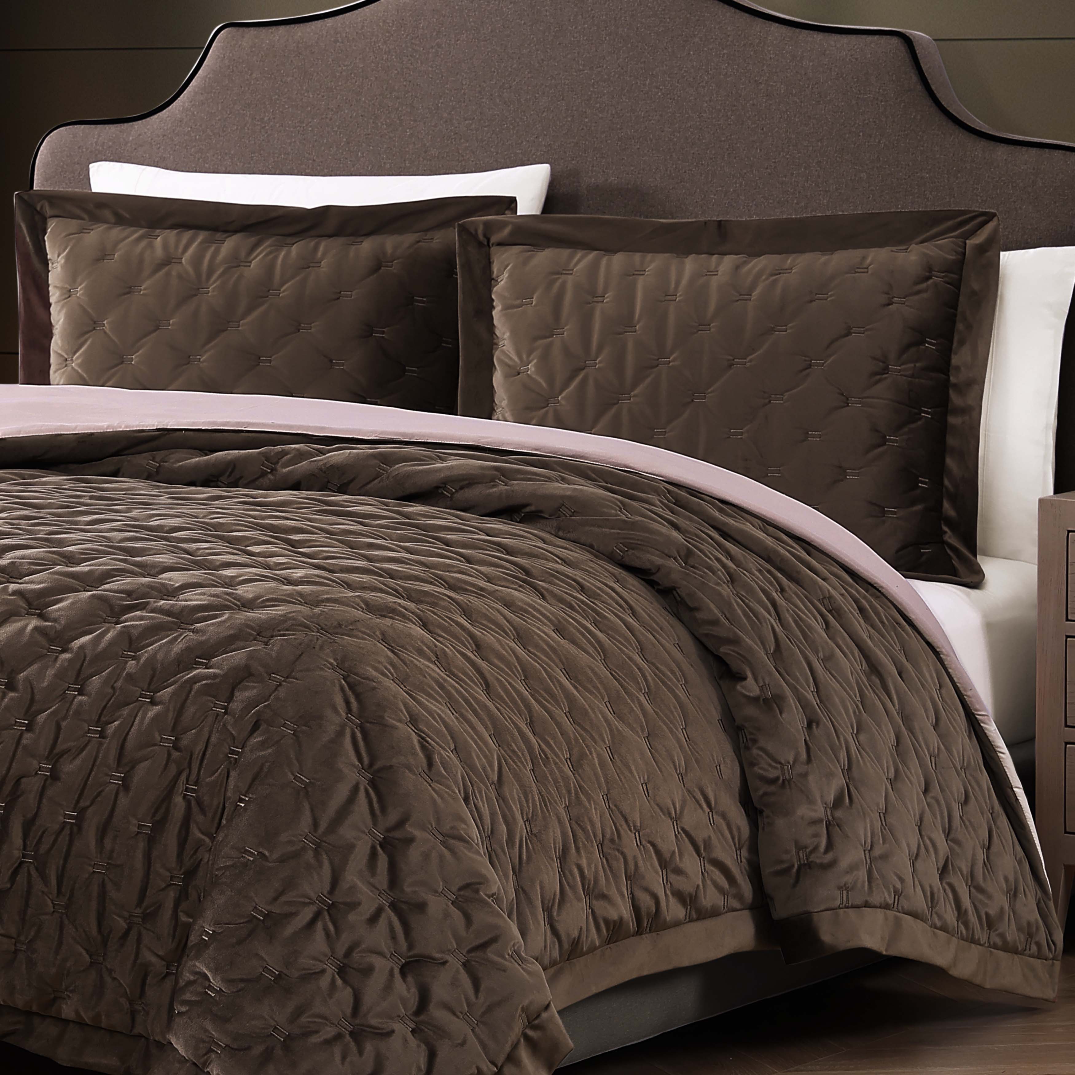 Bebejan 3 Piece Velvet Comforter Set Comforter Sets By Bebejan®