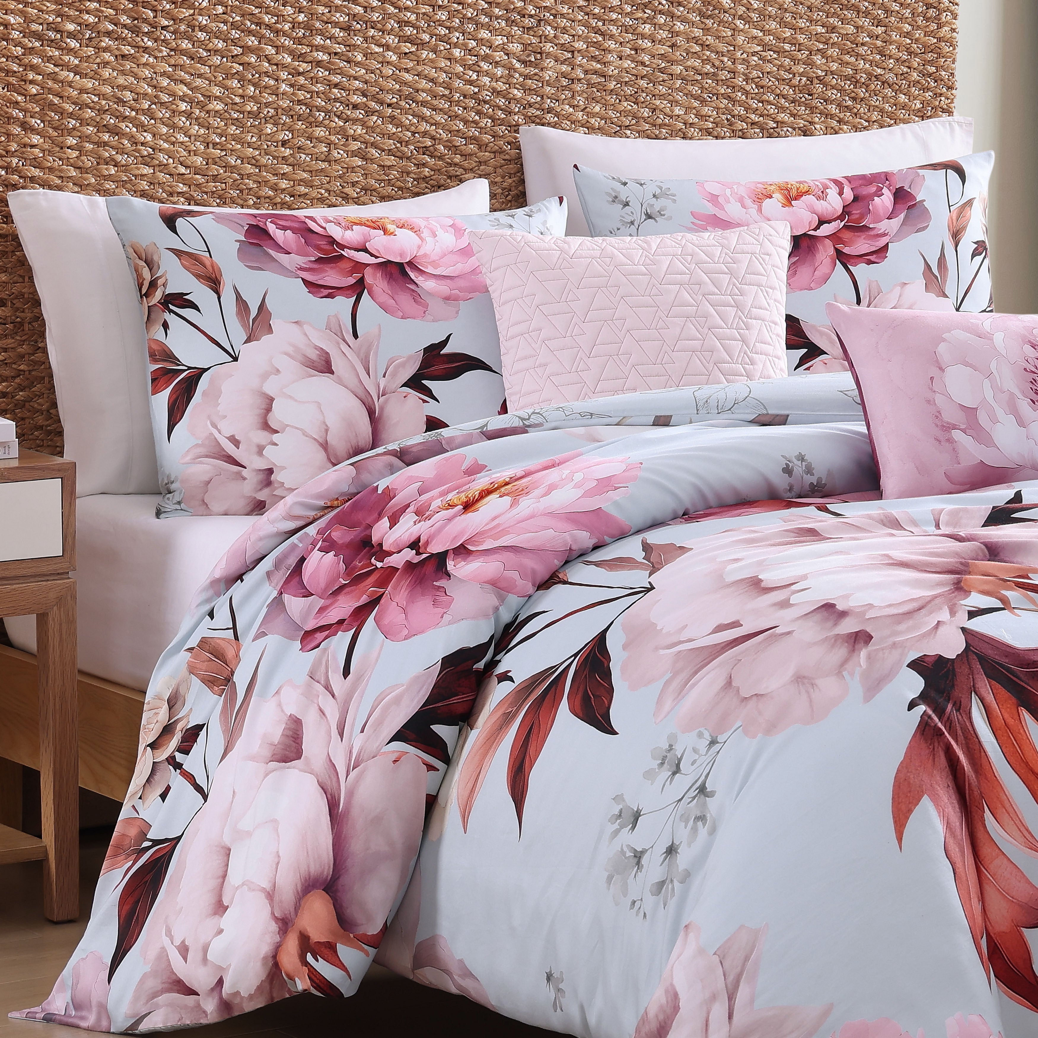 Bebejan Blooming Peonies 5 Piece Reversible Comforter Set Comforter Sets By Bebejan®