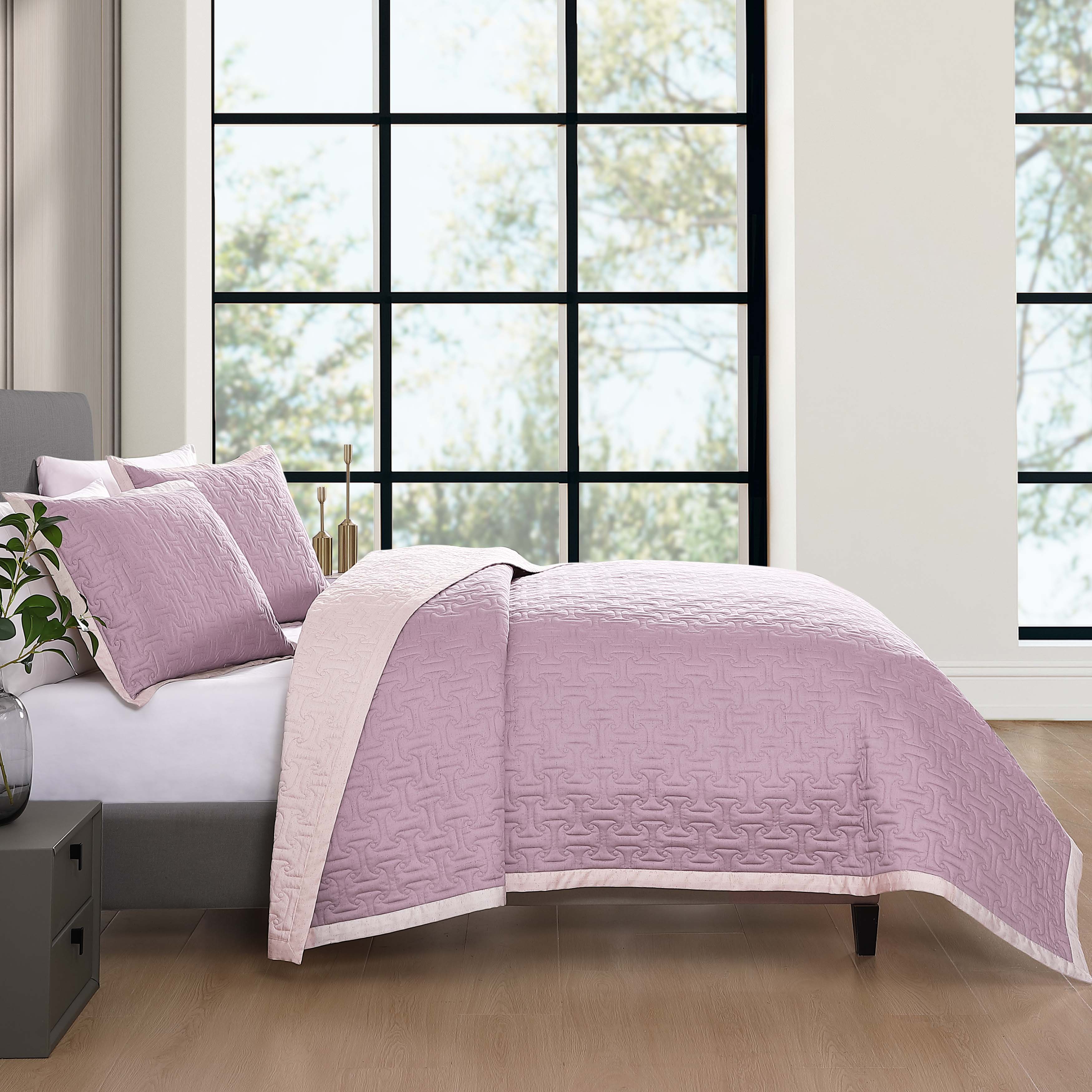 Bebejan 3 Piece Textured Quilted Coverlet Set Coverlet By Bebejan®