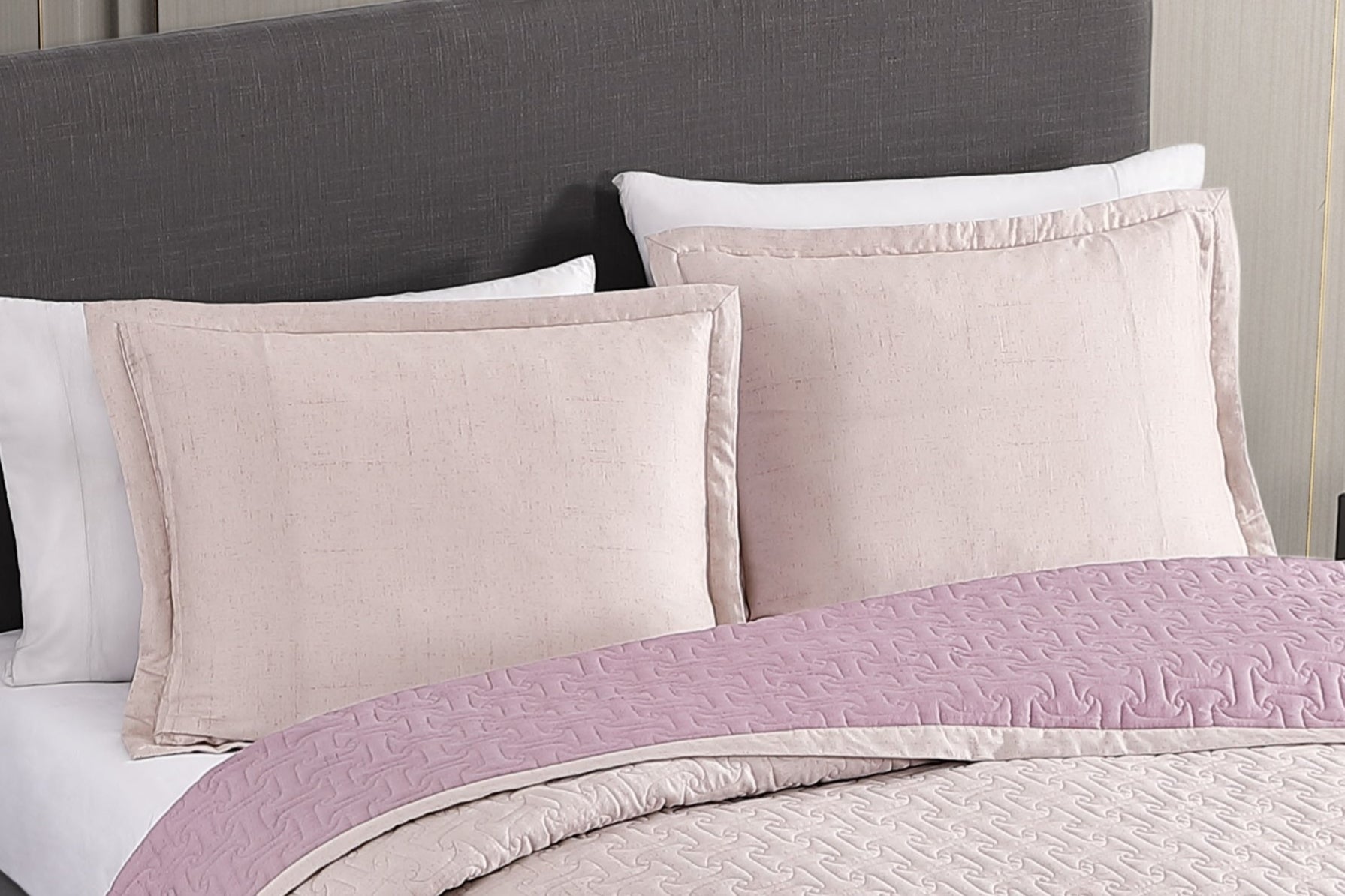 Bebejan Textured Quilted Sham Set - Final Sale Sham By US Office - Latest-bedding