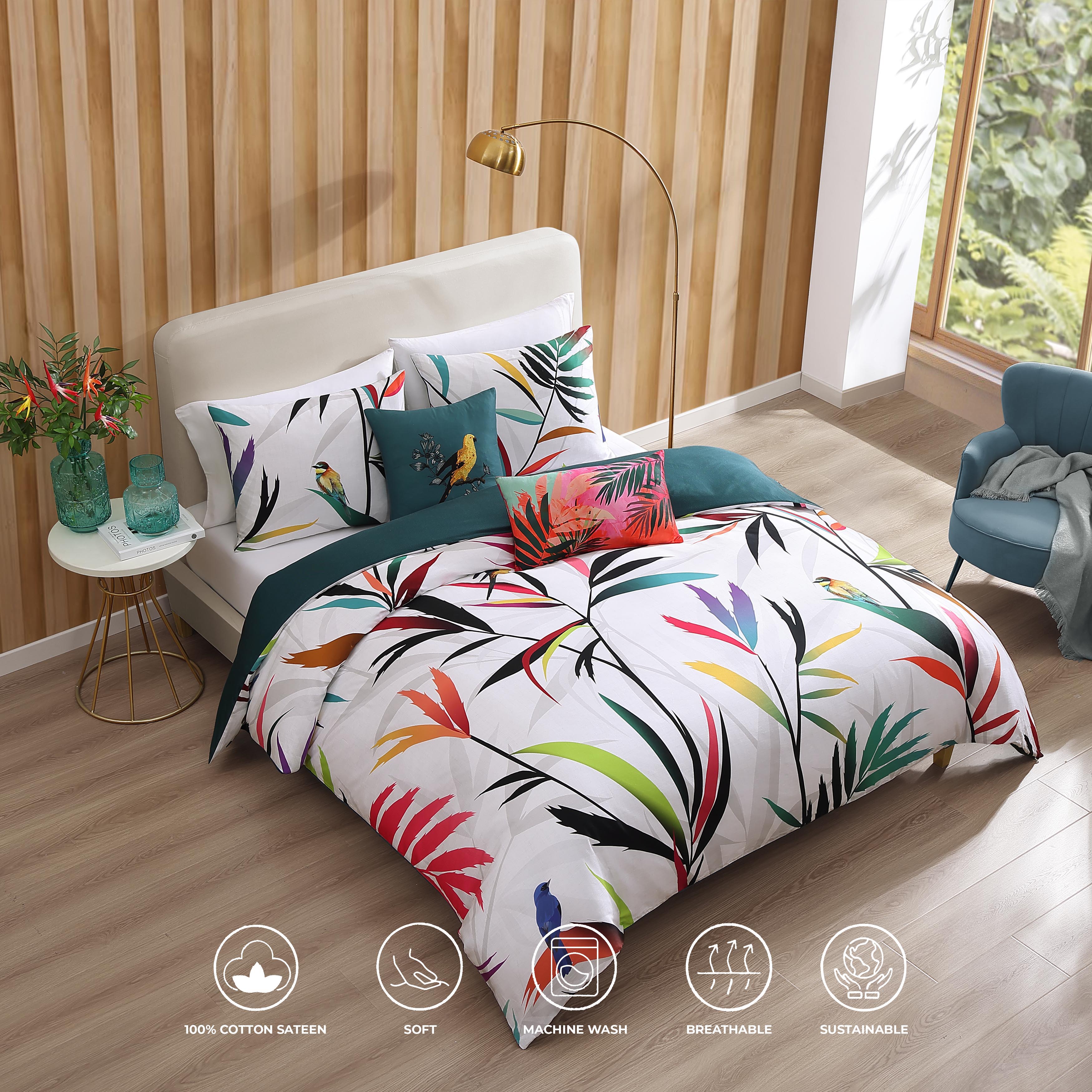 Bebejan Tropical Fusion 5 Piece Reversible Comforter Set Comforter Sets By Bebejan®