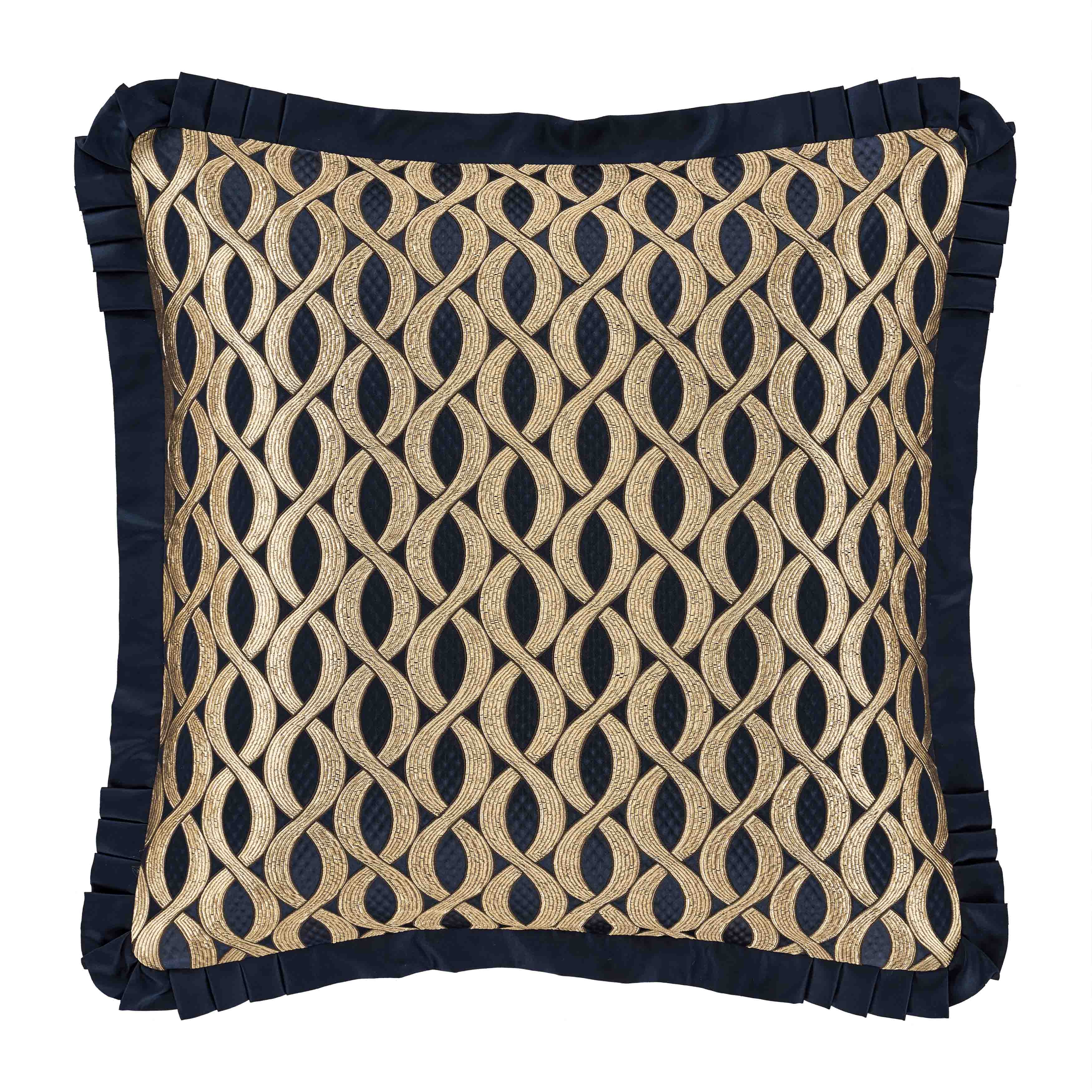 Biagio Navy Euro Sham Euro Sham By J. Queen New York