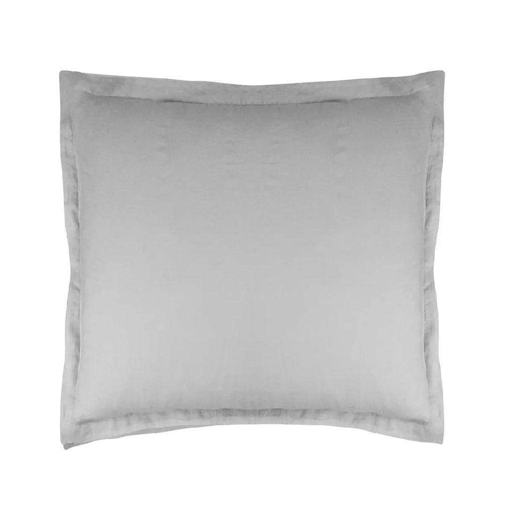 Biella Pale Grey & Dove Euro Sham Euro Sham By Designers Guild