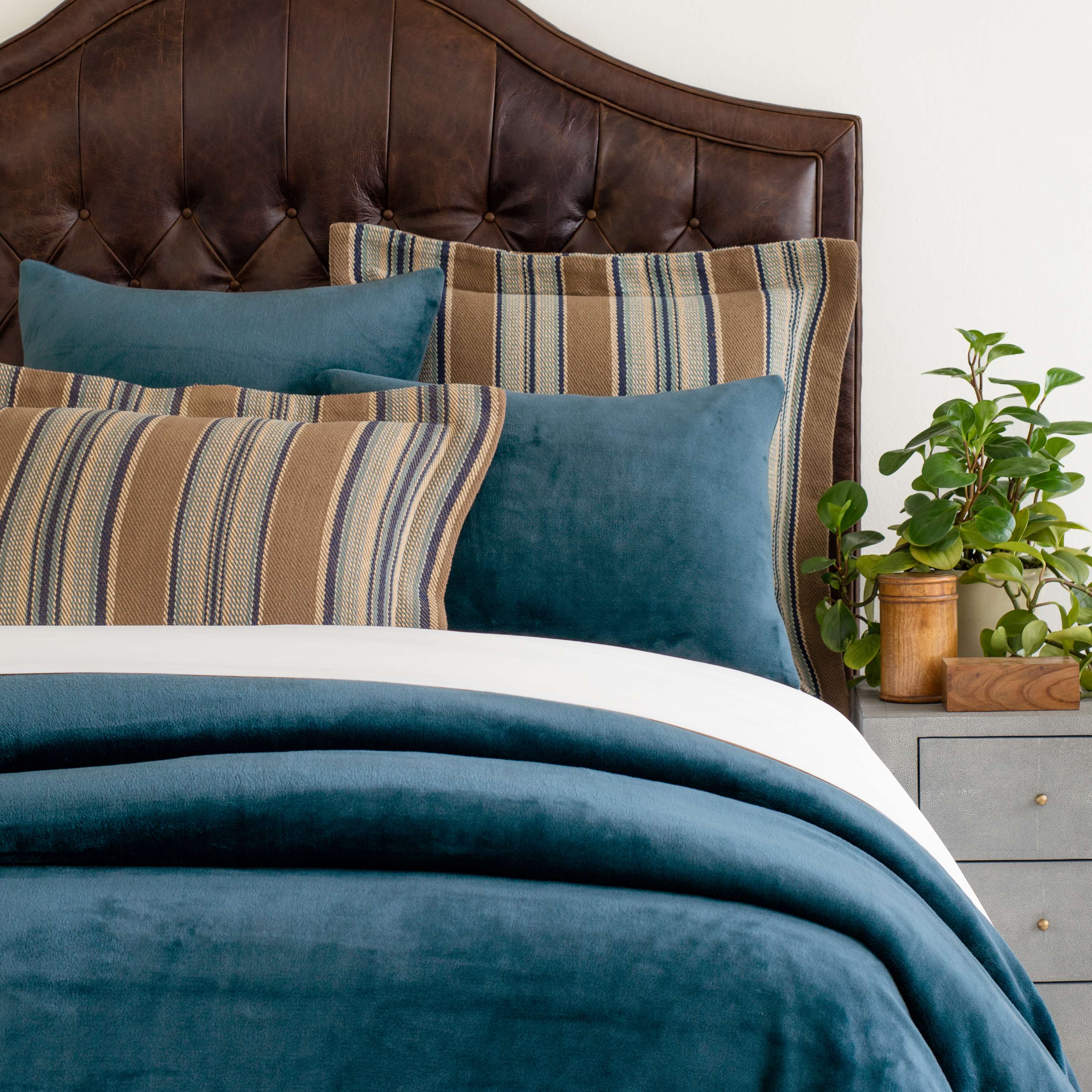 Heron blanket sham Sham By Annie Selke