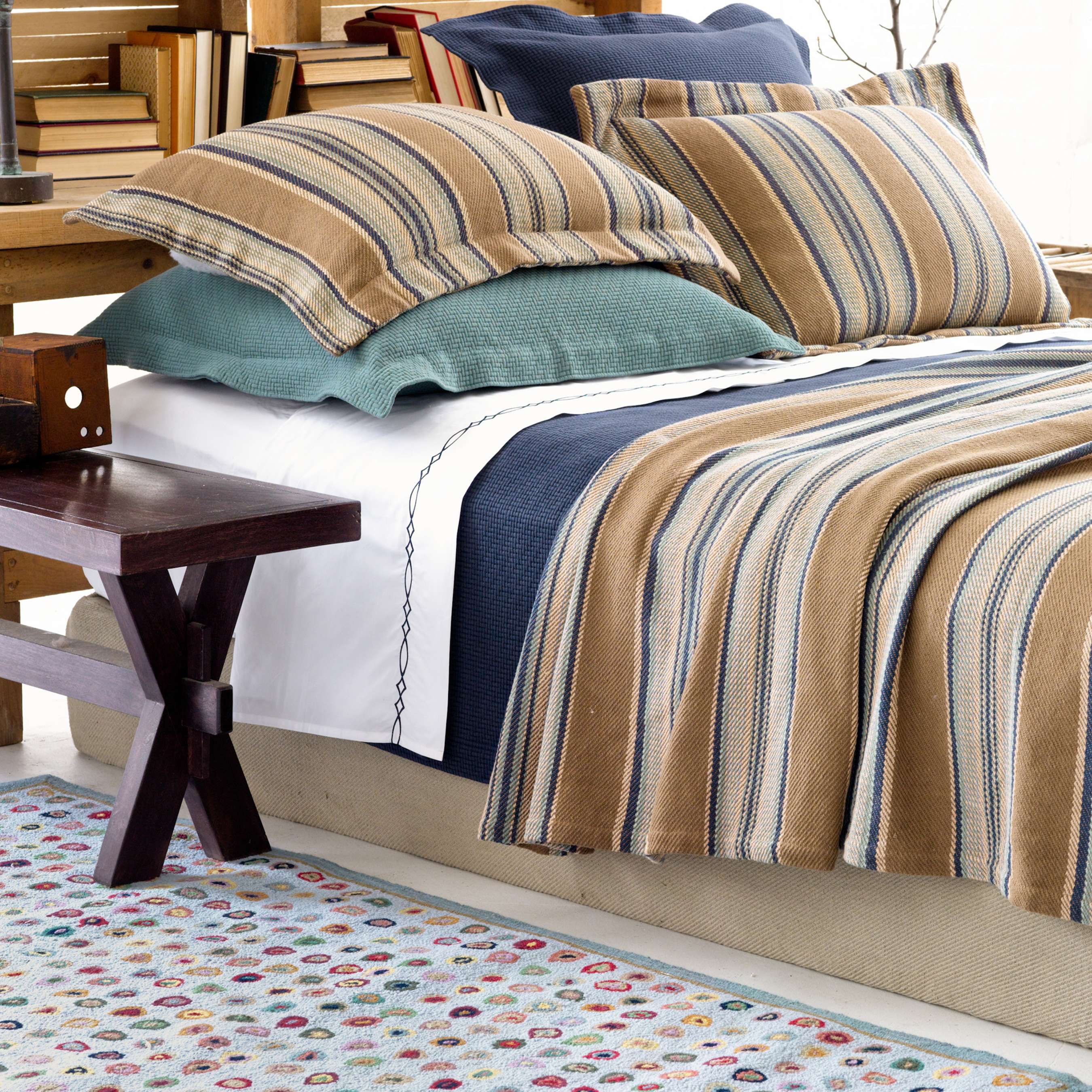 Heron Blanket Blanket By Annie Selke