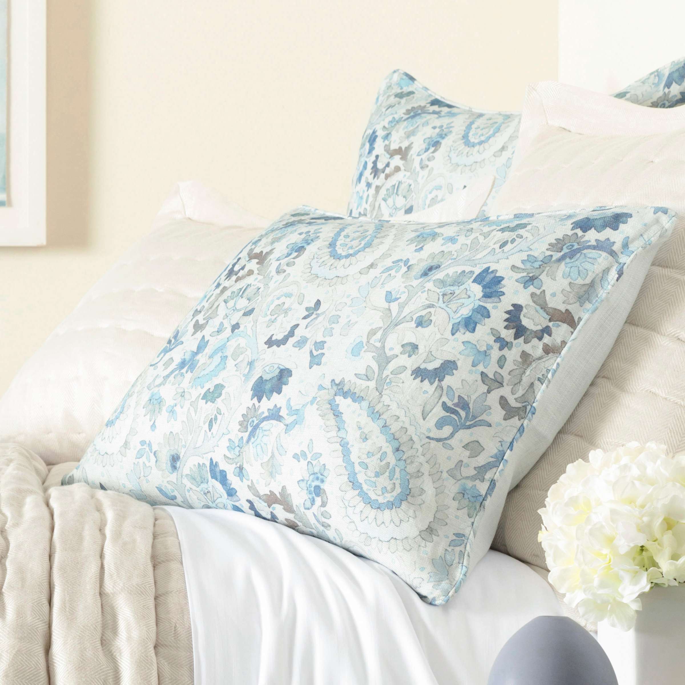 Ines Linen Pillow Sham Sham By Annie Selke