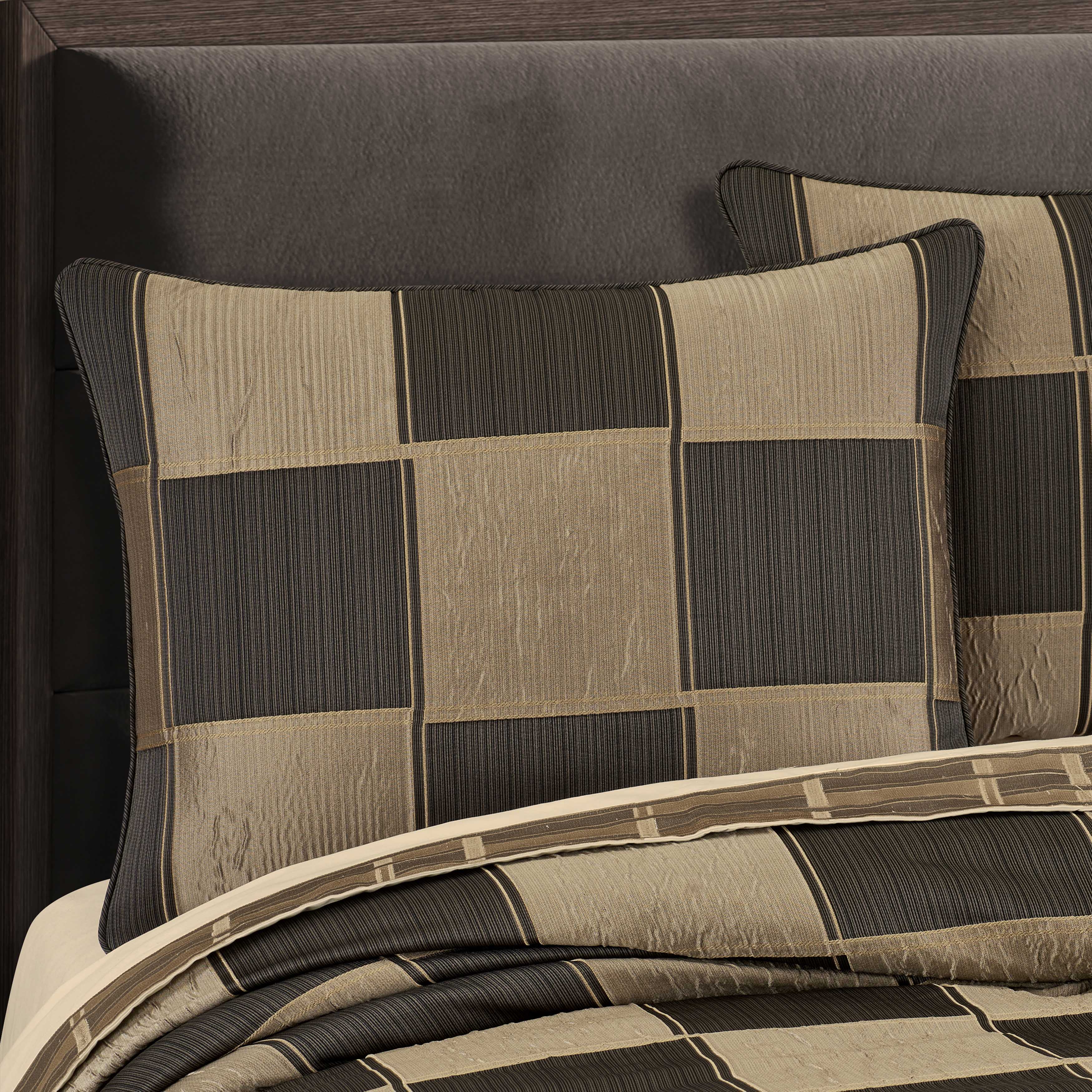 Brando Bronze 4 Piece Comforter Set Comforter Sets By J. Queen New York