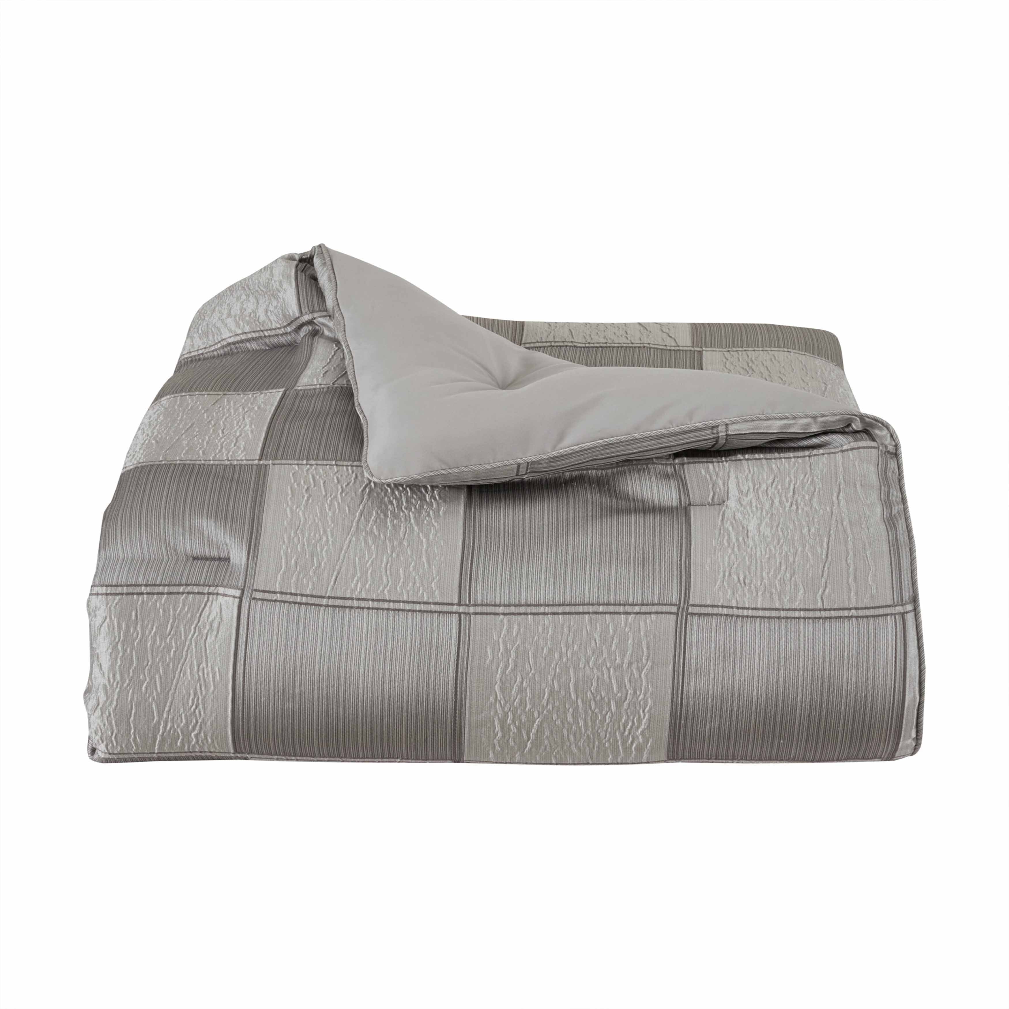 Brando Charcoal 4 Piece Comforter Set Comforter Sets By J. Queen New York