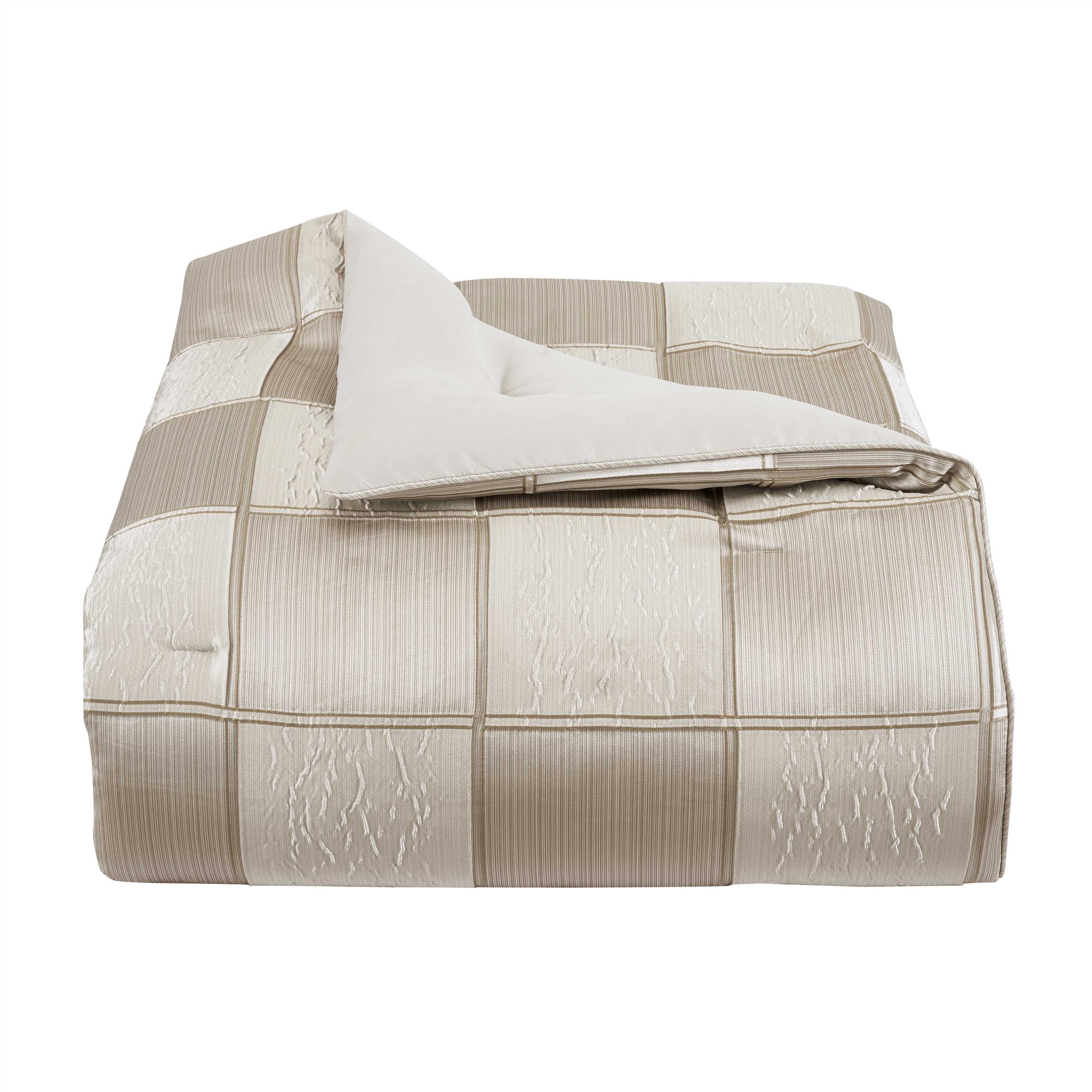 Brando Flax 4 Piece Comforter Set Comforter Sets By J. Queen New York