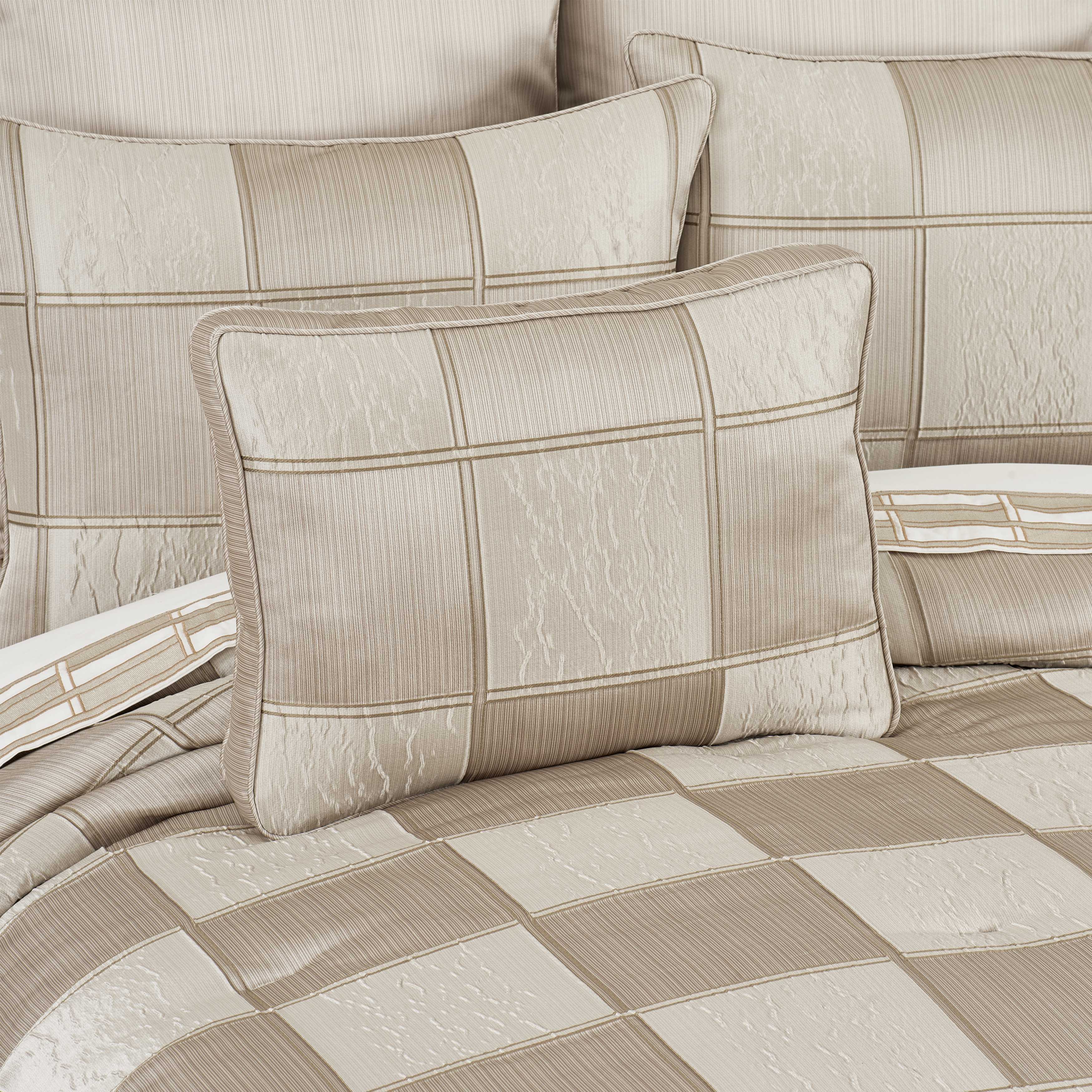 Brando Flax Boudoir Decorative Throw Pillow 20" x 15" Throw Pillows By J. Queen New York