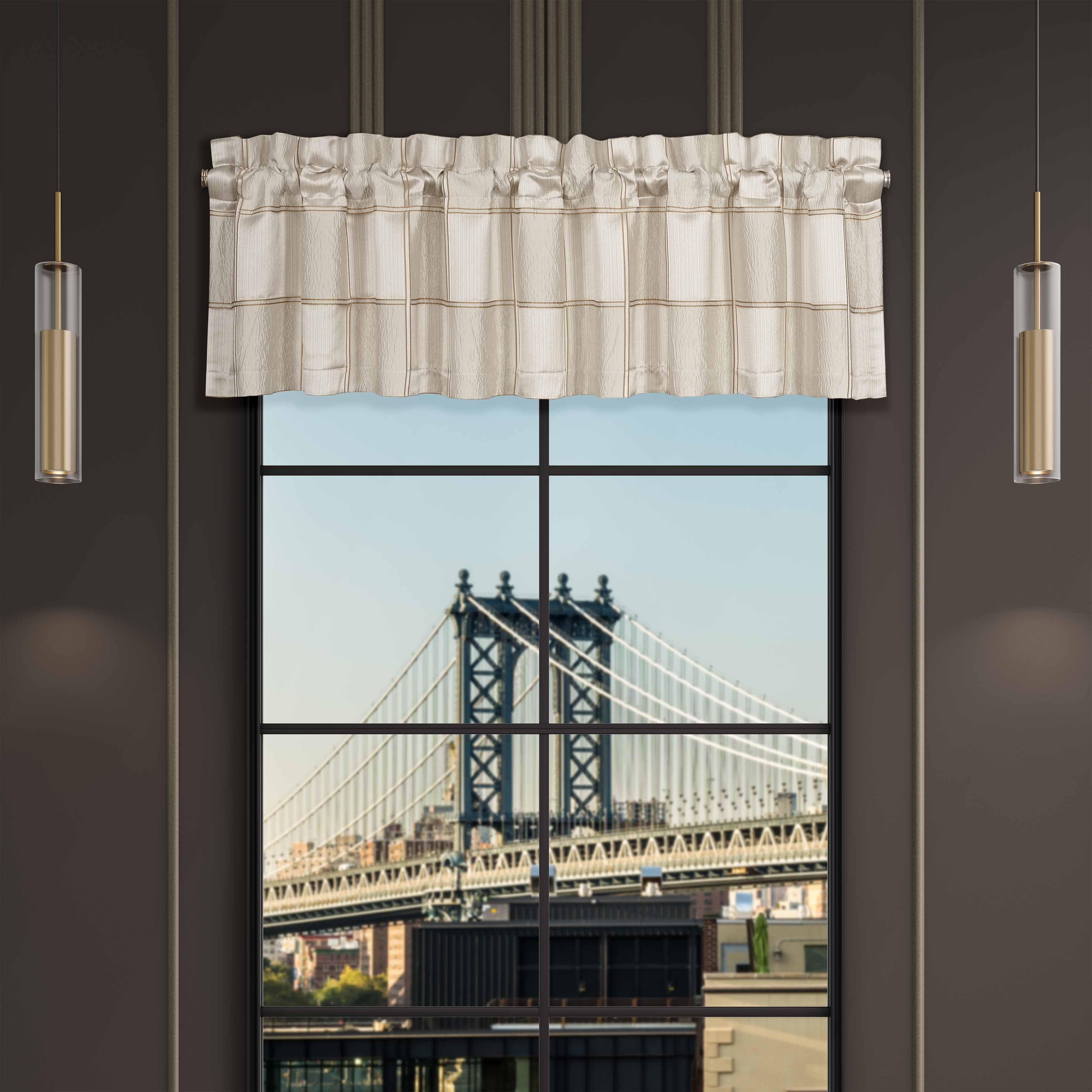 Brando Ivory Straight Window Valance Window Valances By J. Queen New York