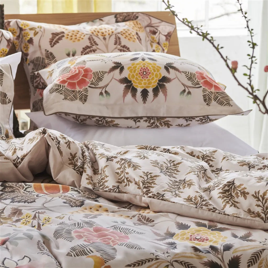 Brocart Sepia Duvet Cover Duvet Covers By Designers Guild