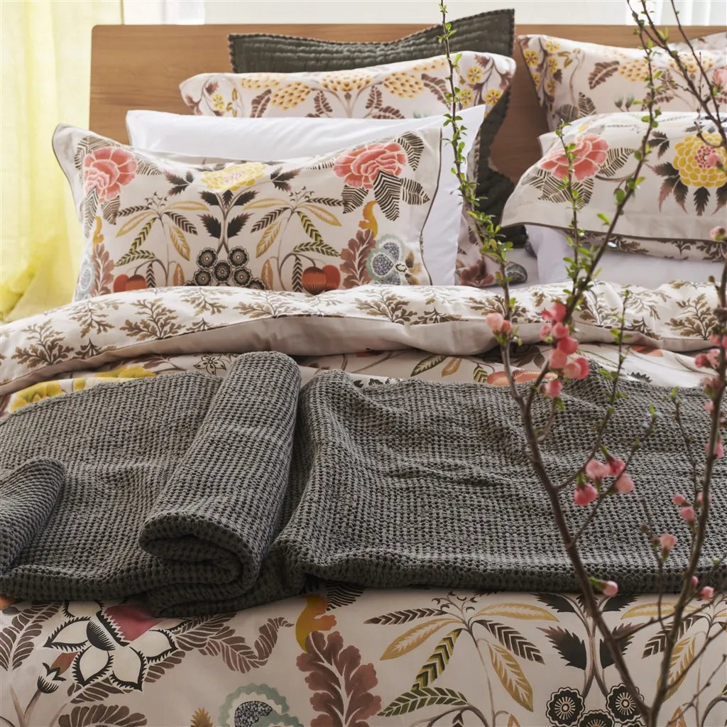 Brocart Sepia Duvet Cover Duvet Covers By Designers Guild