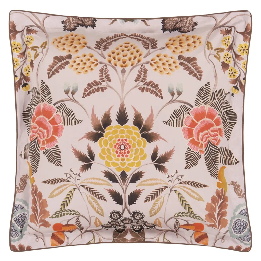 Brocart Sepia Euro Sham Euro Sham By Designers Guild