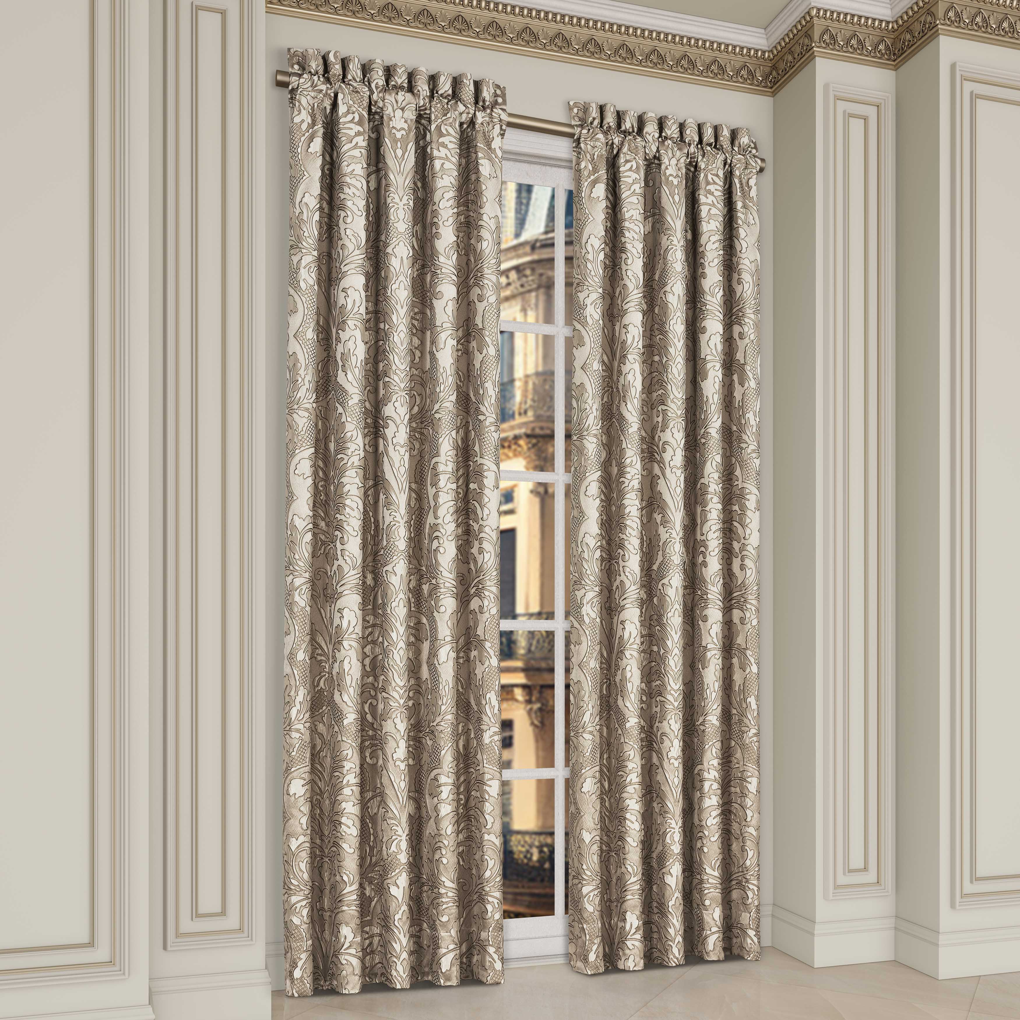 Brunello Flax Window Panel Pair Window Panels By J. Queen New York