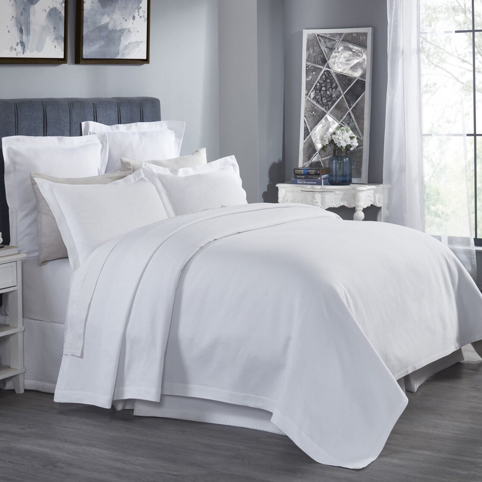 Olive Texture Matelasse Coverlet Coverlet By Orchids Lux Home