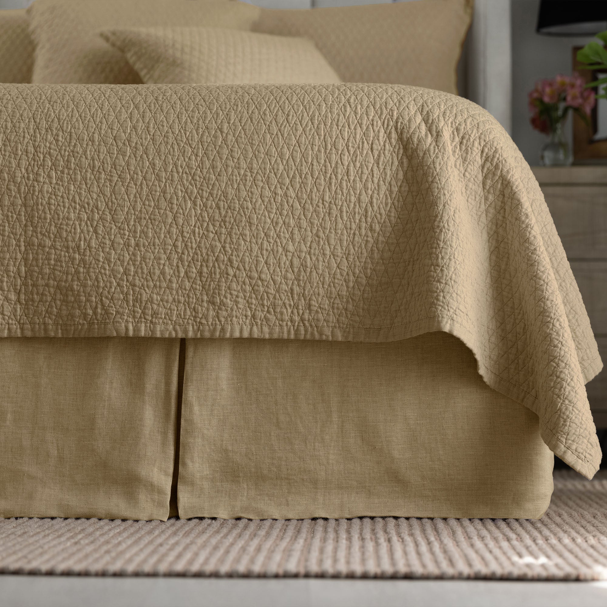 Dawn Croissant Tailored Bed Skirt Bedskirt By Lili Alessandra
