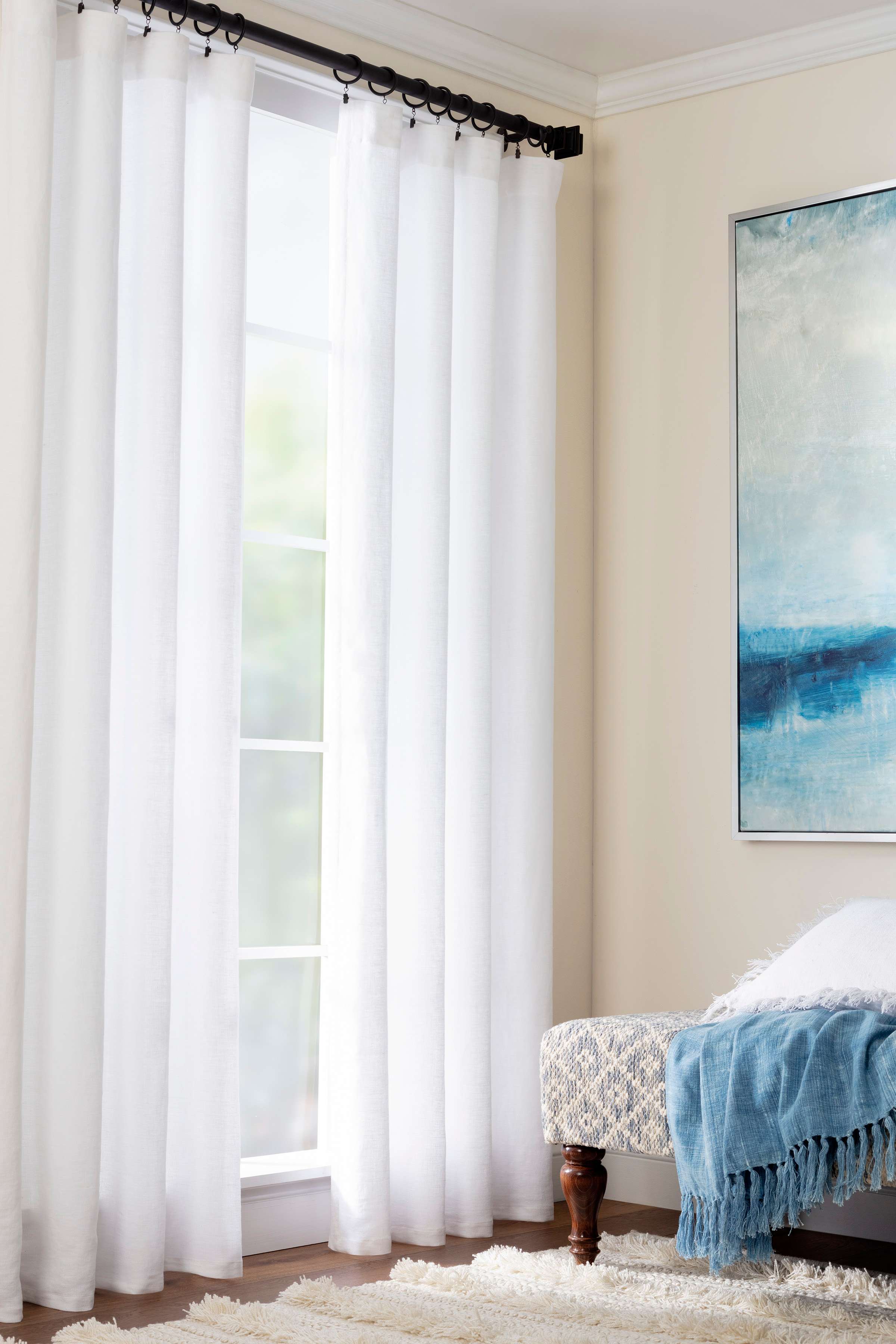 Stone Washed Linen Curtain Panel Window Panels By Annie Selke