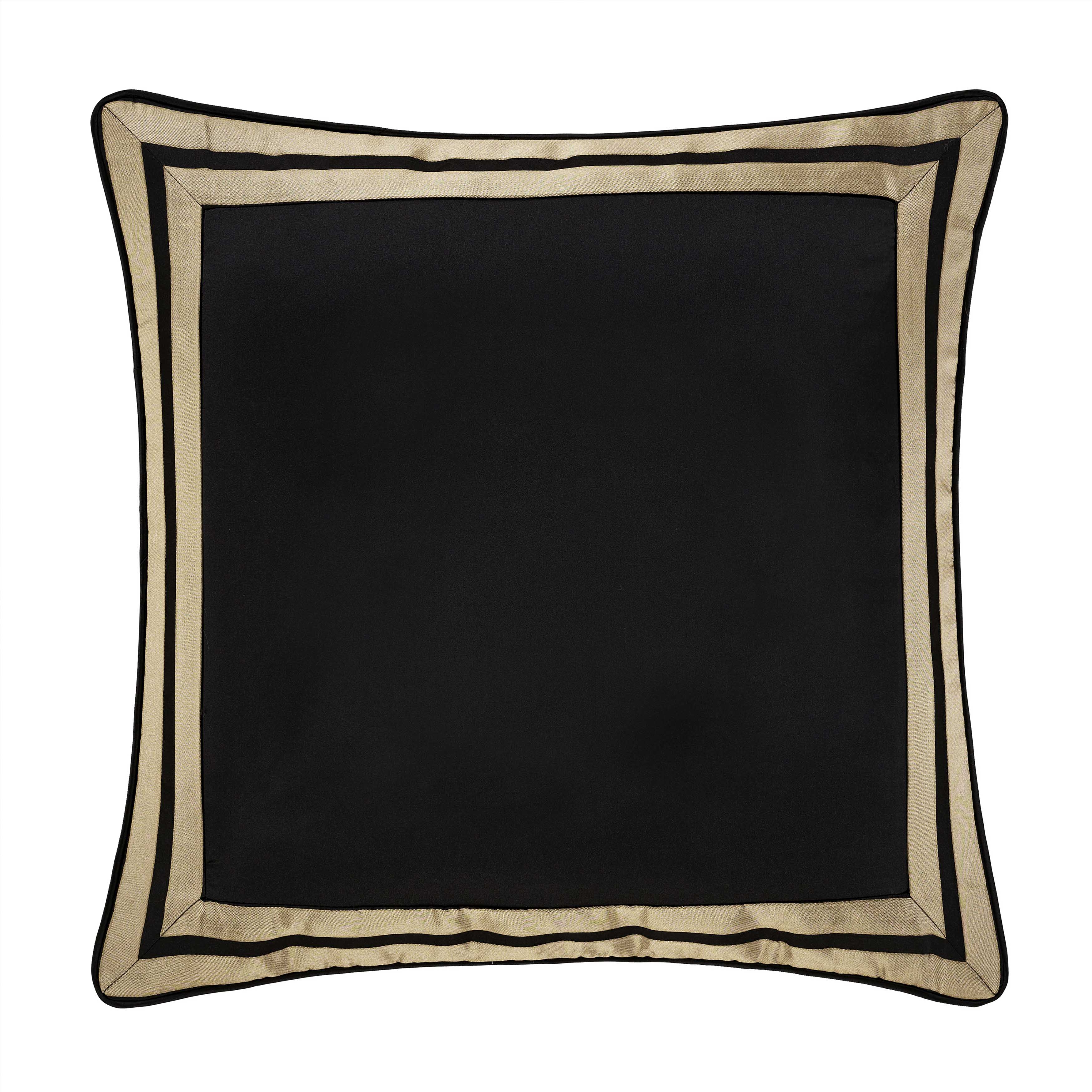 Calvari Black and Gold Euro Sham Euro Sham By J. Queen New York