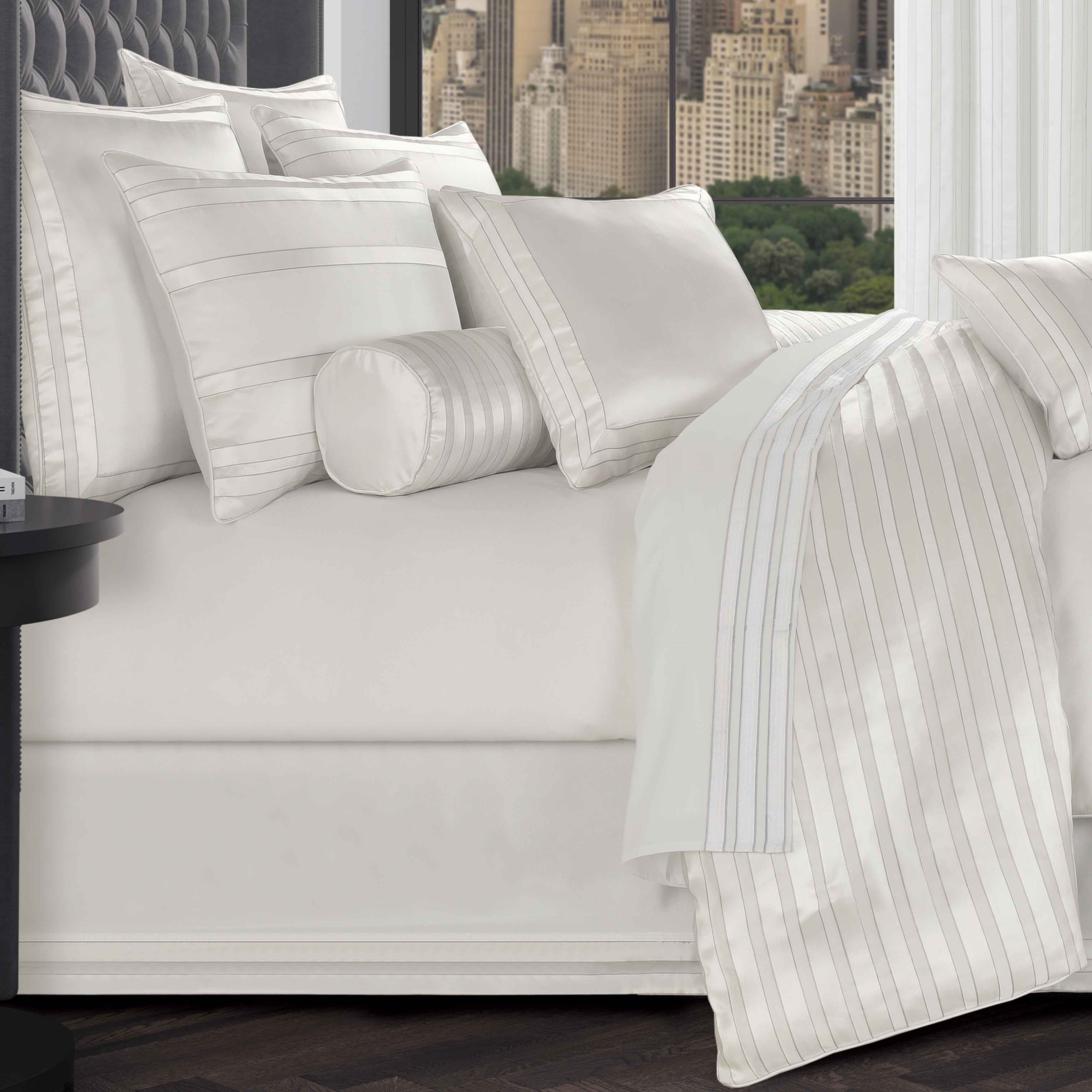 J Queen Calvari Platinum 3 Piece Comforter Set in Queen- Final Sale Comforter Sets By US Office - Latest-bedding