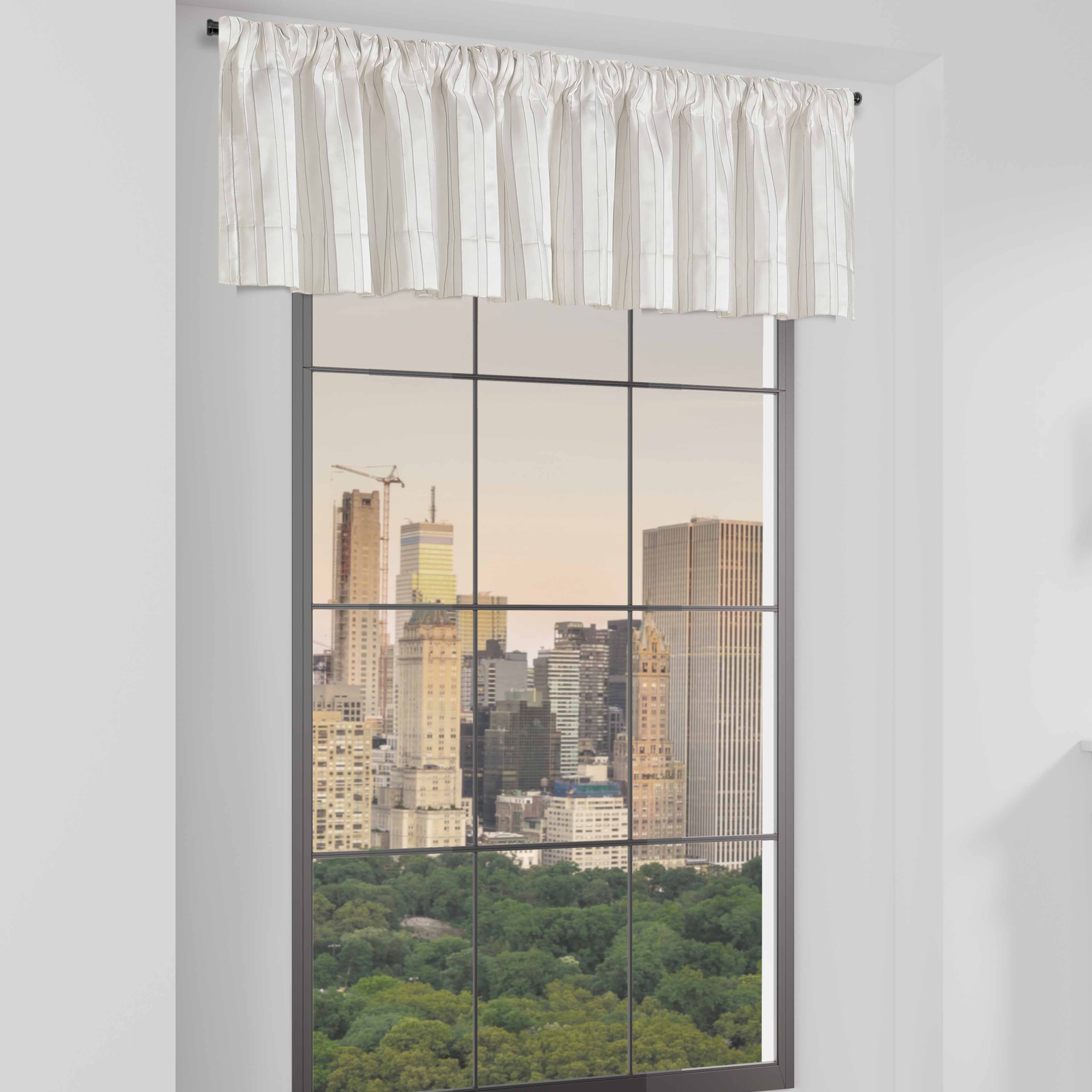 Calvari Platinum Straight Window Valance Window Valances By J. Queen New York