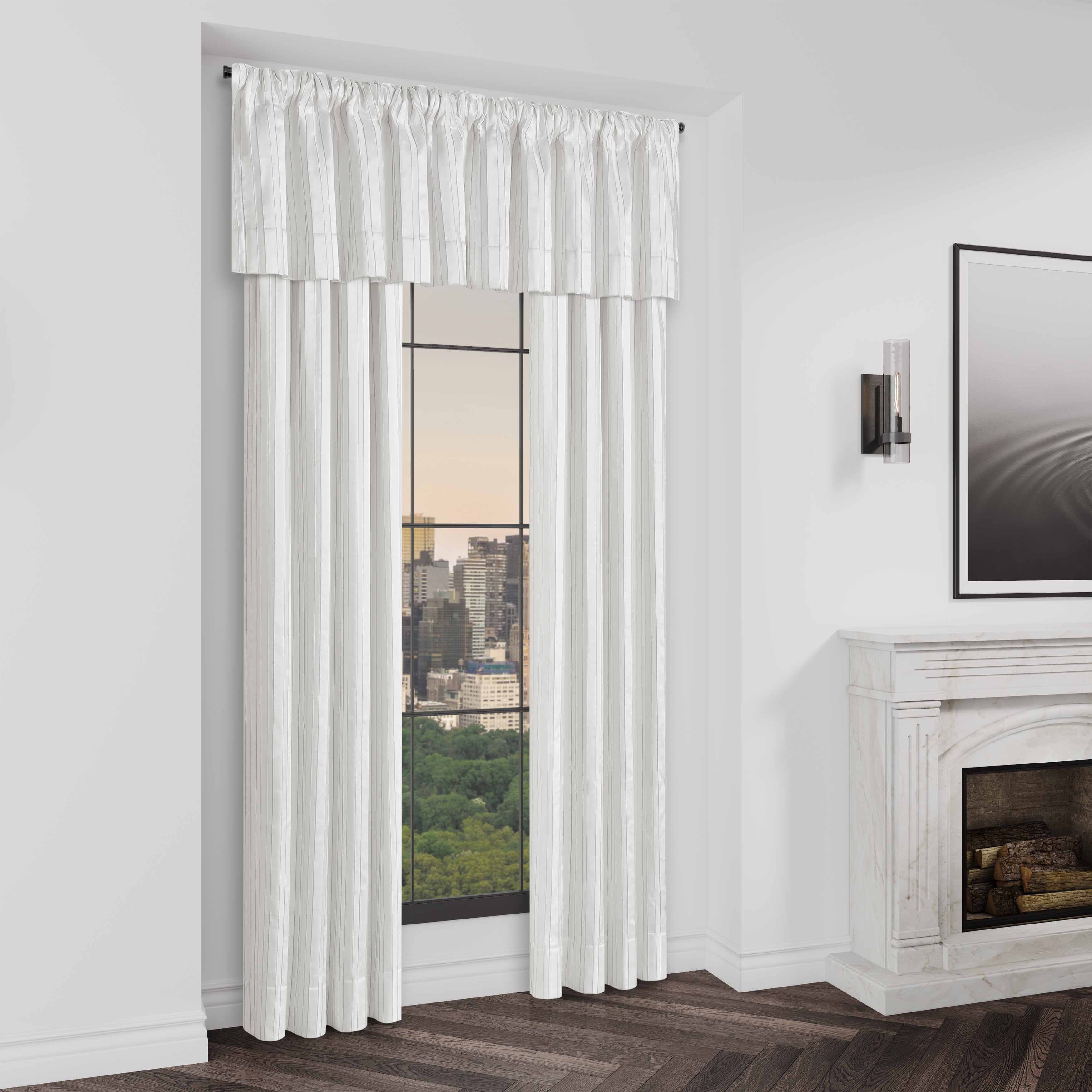 Calvari Platinum Straight Window Valance Window Valances By J. Queen New York