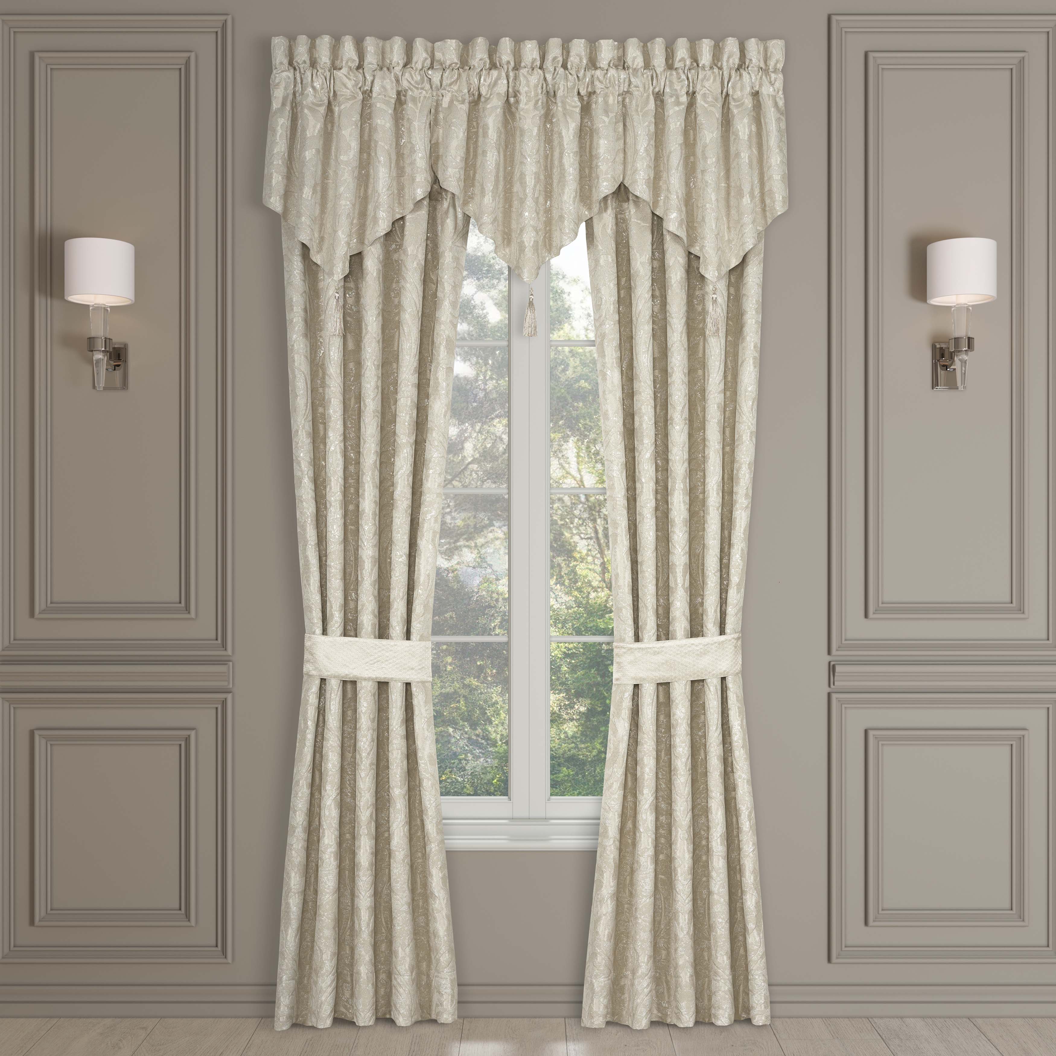 Celine Champagne Window Panel Pair Window Panels By J. Queen New York