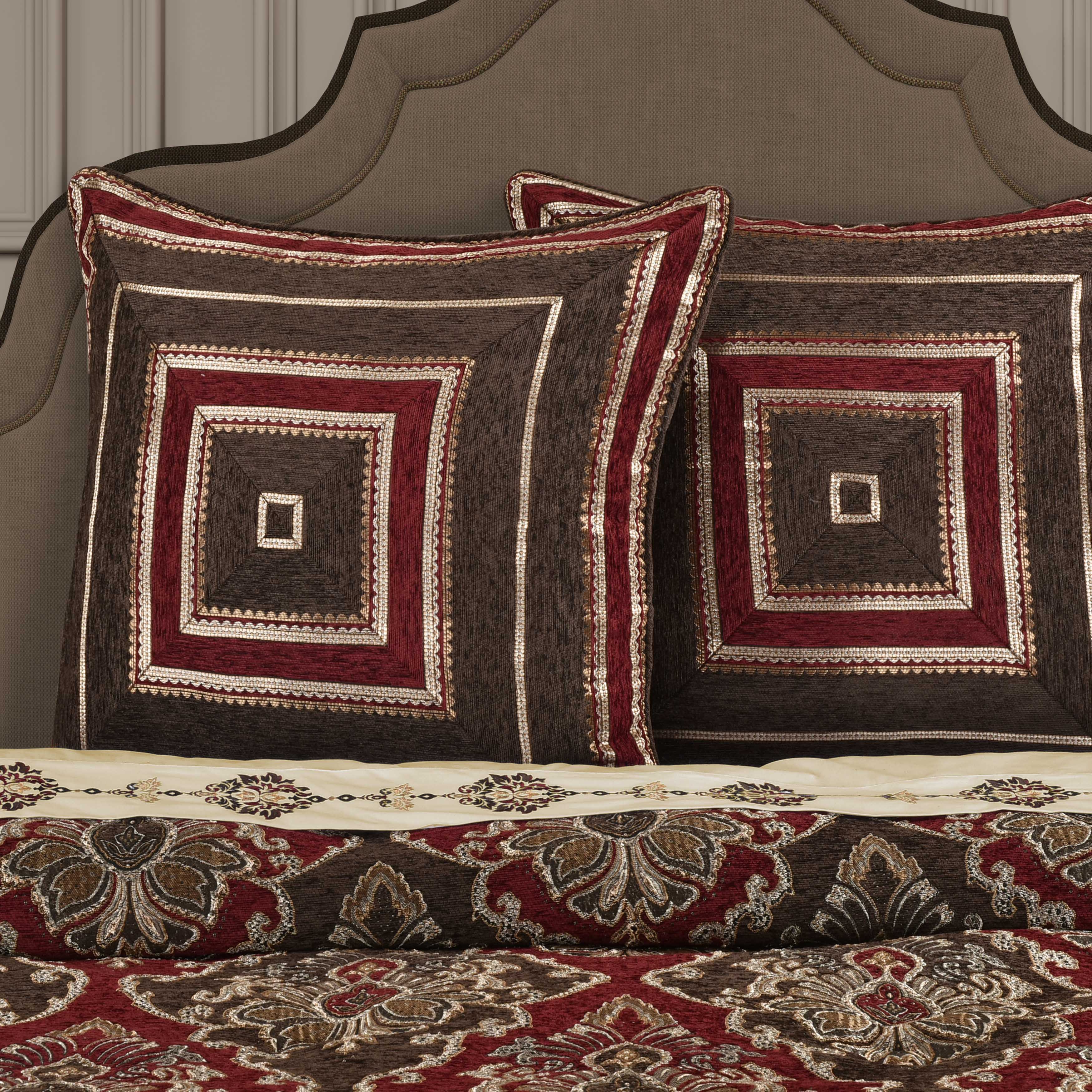 Cerino Chocolate Euro Sham Euro Sham By J. Queen New York