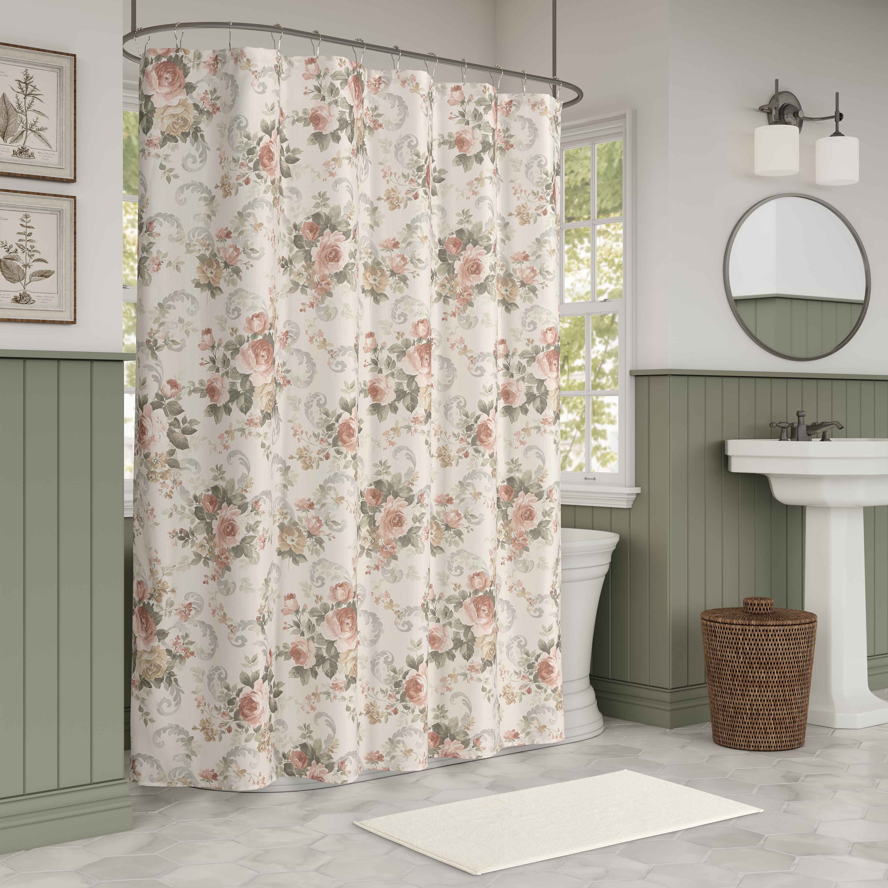 Chablis Rose Gold Shower Curtain Shower Curtain By J. Queen New York