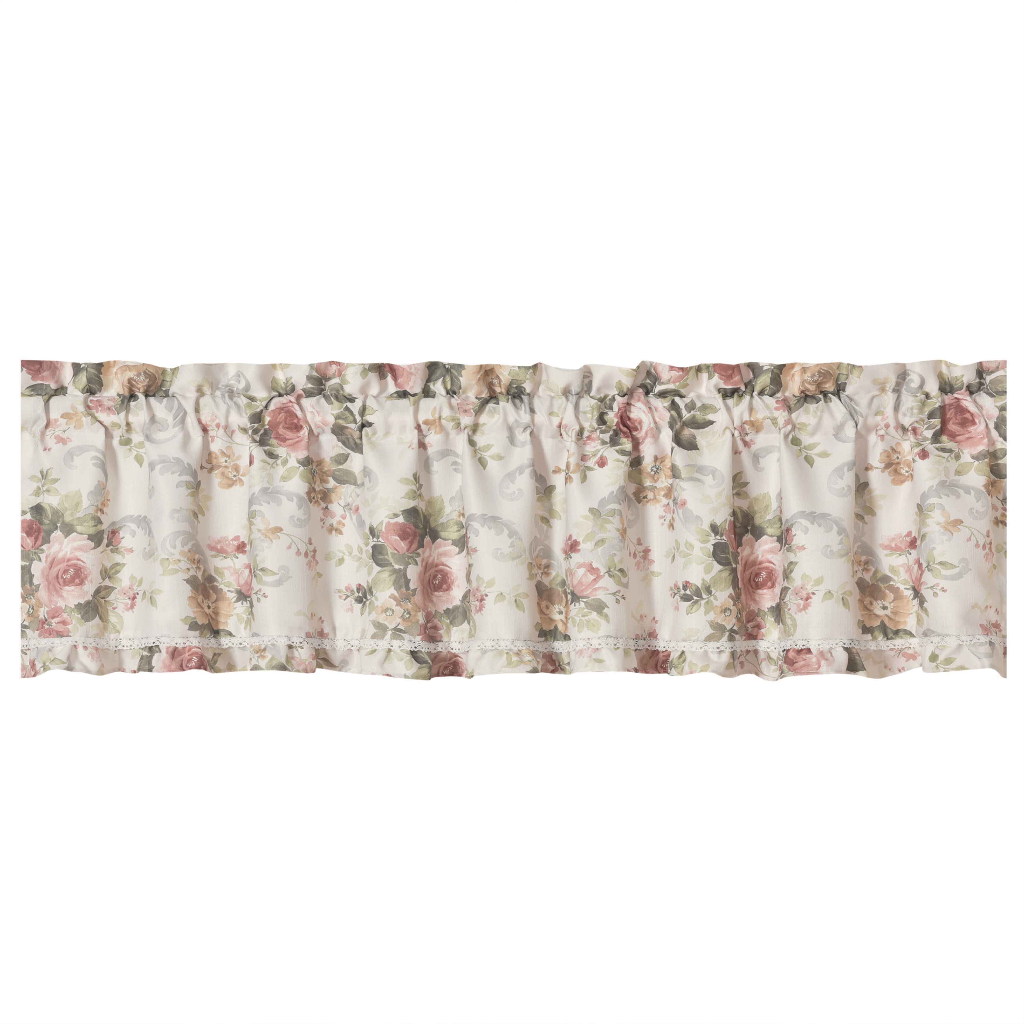 Chablis Rose Gold Straight Window Valance Window Valances By J. Queen New York