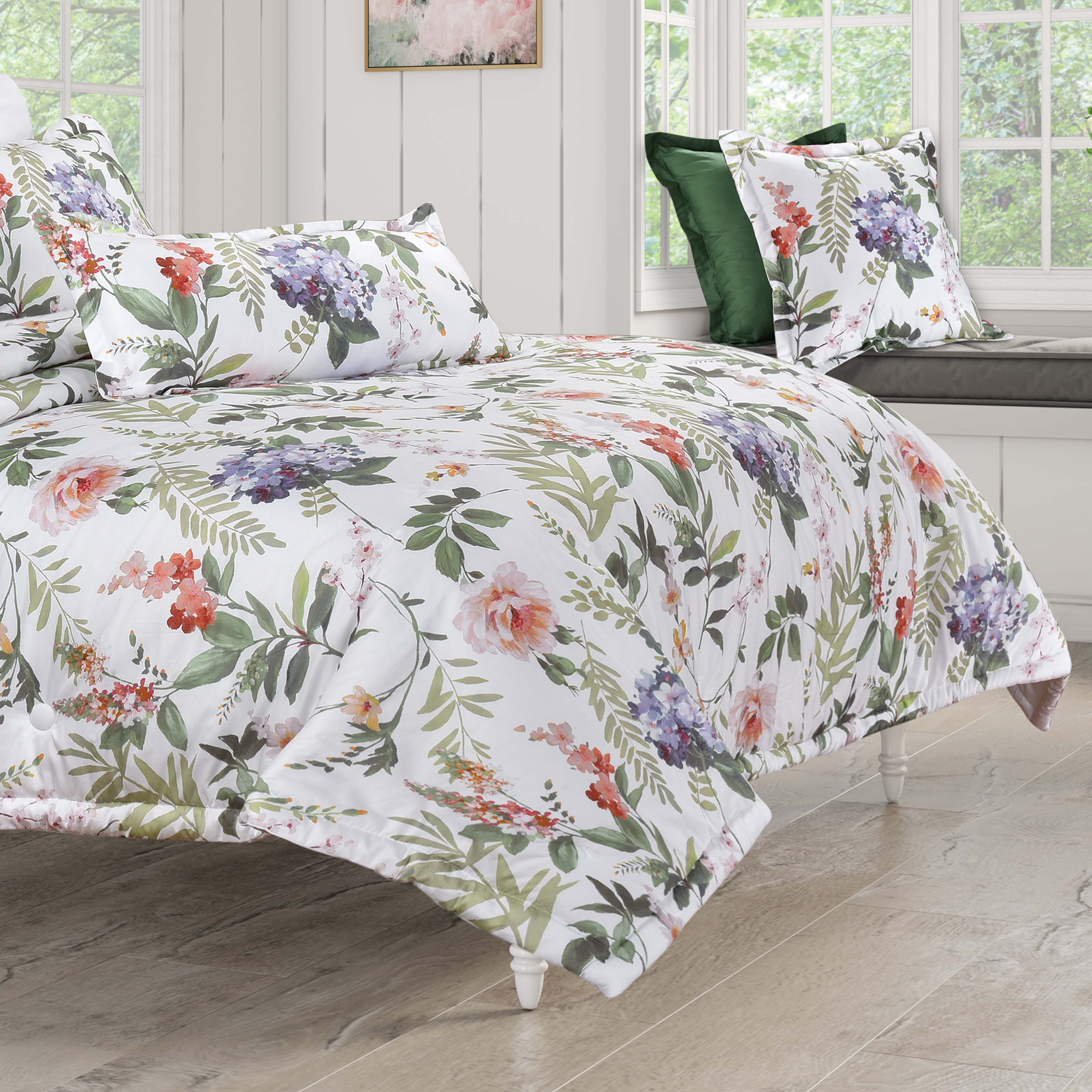 Clara Ivory 3 Piece Comforter Set Comforter Sets By J. Queen New York