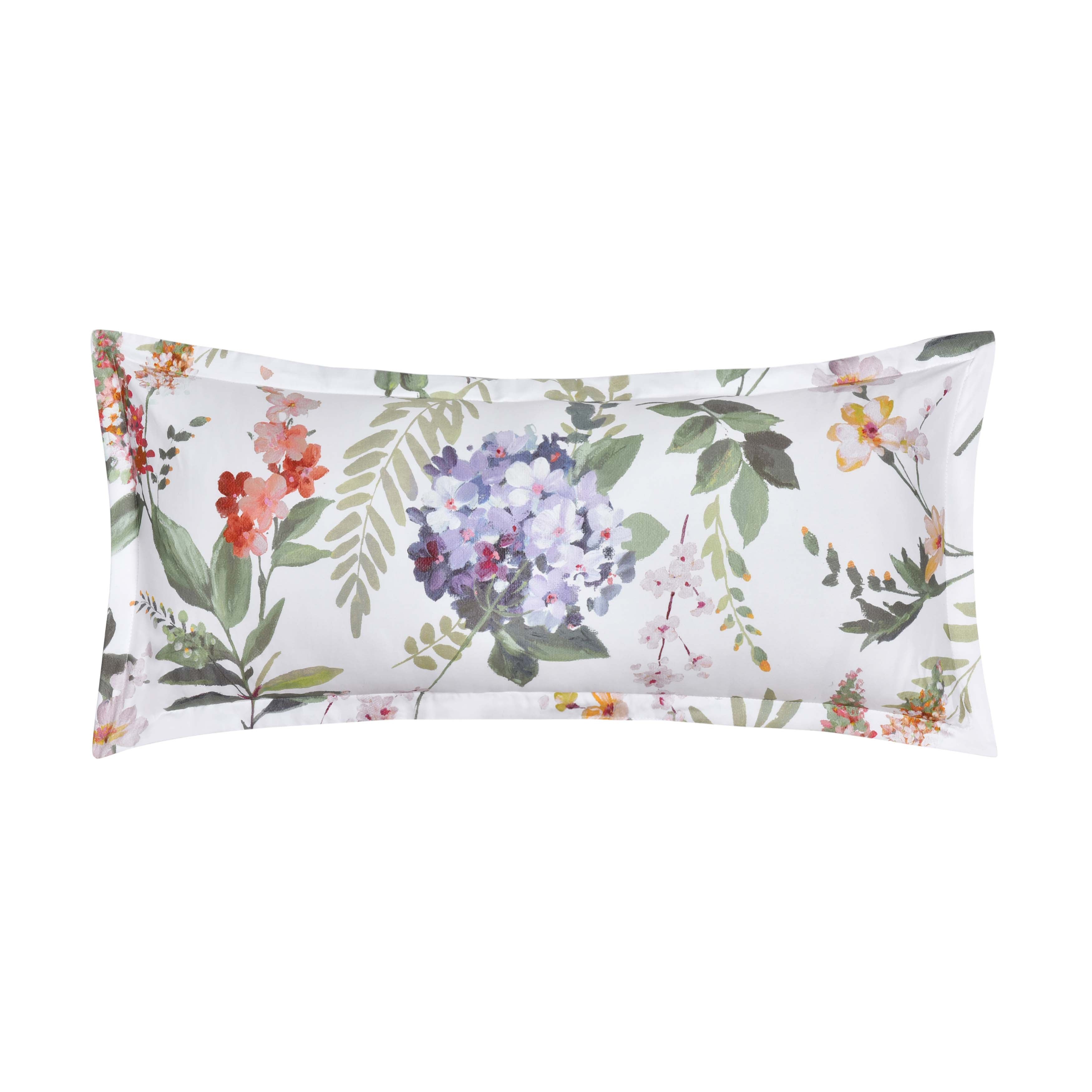 Clara Ivory Lumbar Decorative Throw Pillow 30" x 12" Throw Pillows By J. Queen New York